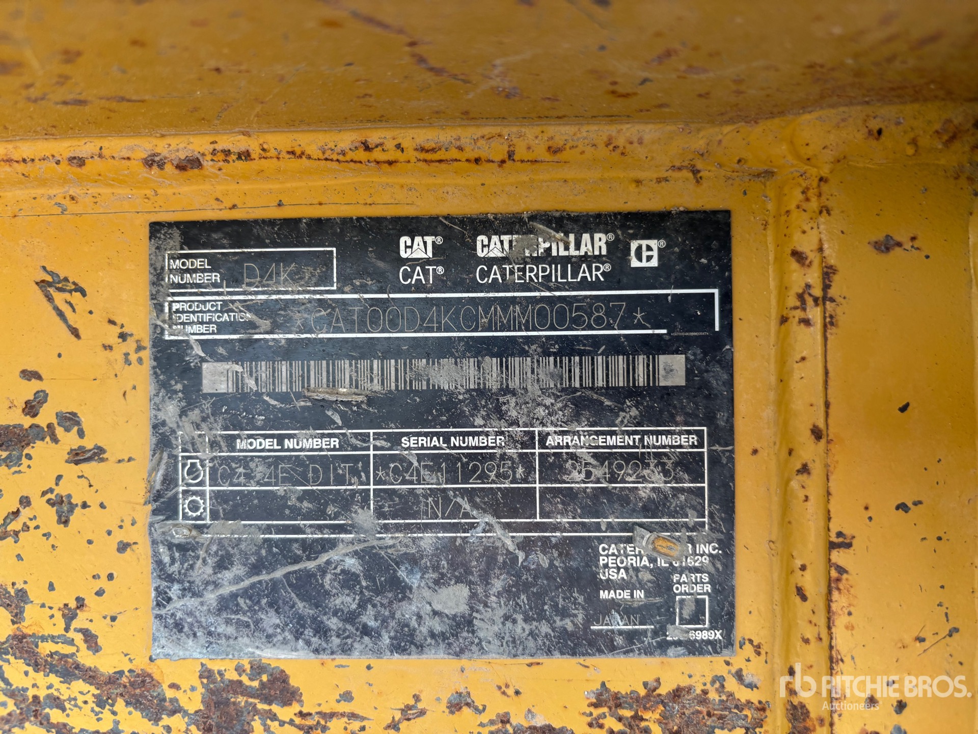 2011 Caterpillar D4K XL