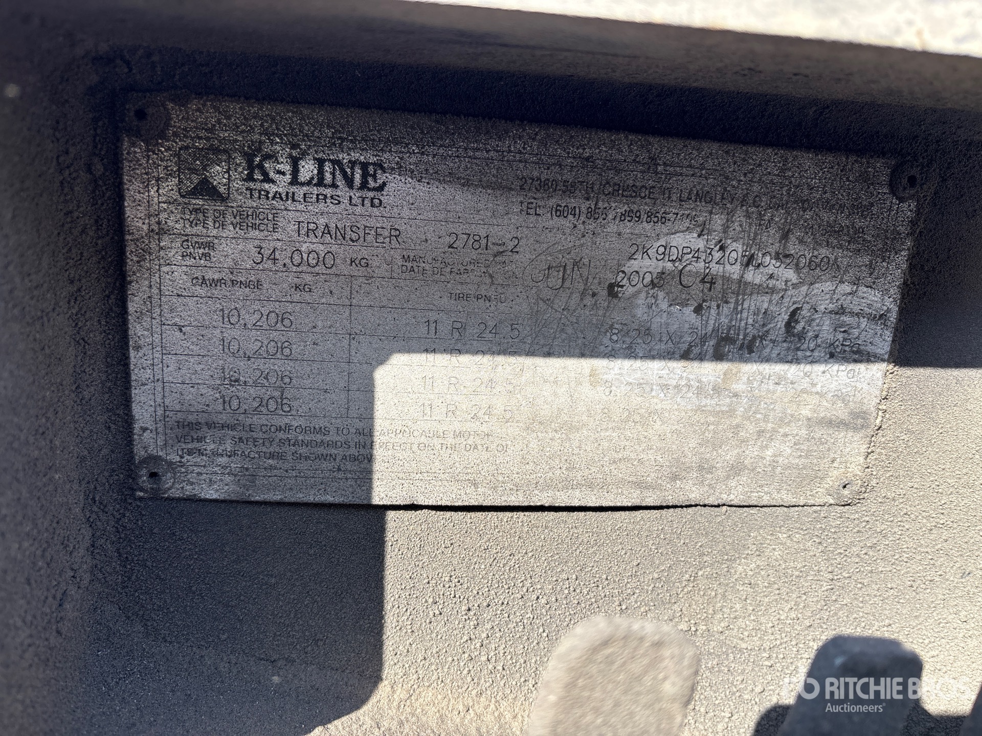 Photo of 2005 K-Line 2781-2