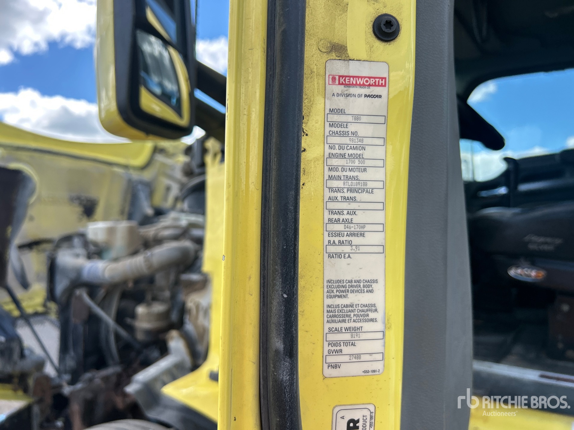 2016 Kenworth T880