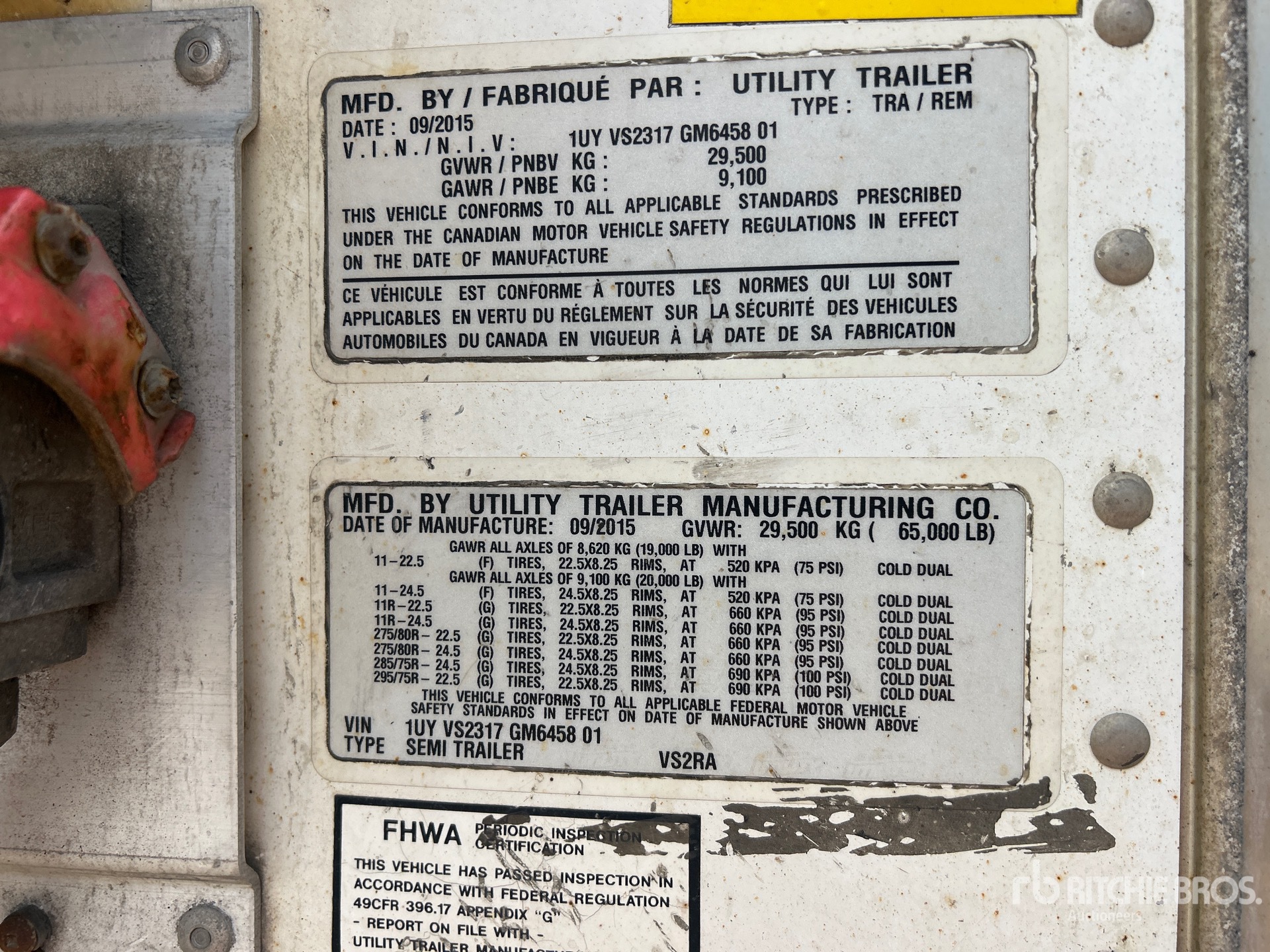 2016 Utility VS2RA