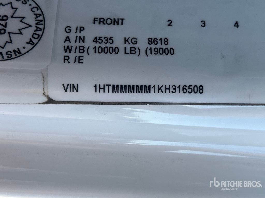 General Appearance with Numero seriale/numero d’identificazione del veicolo (VIN)