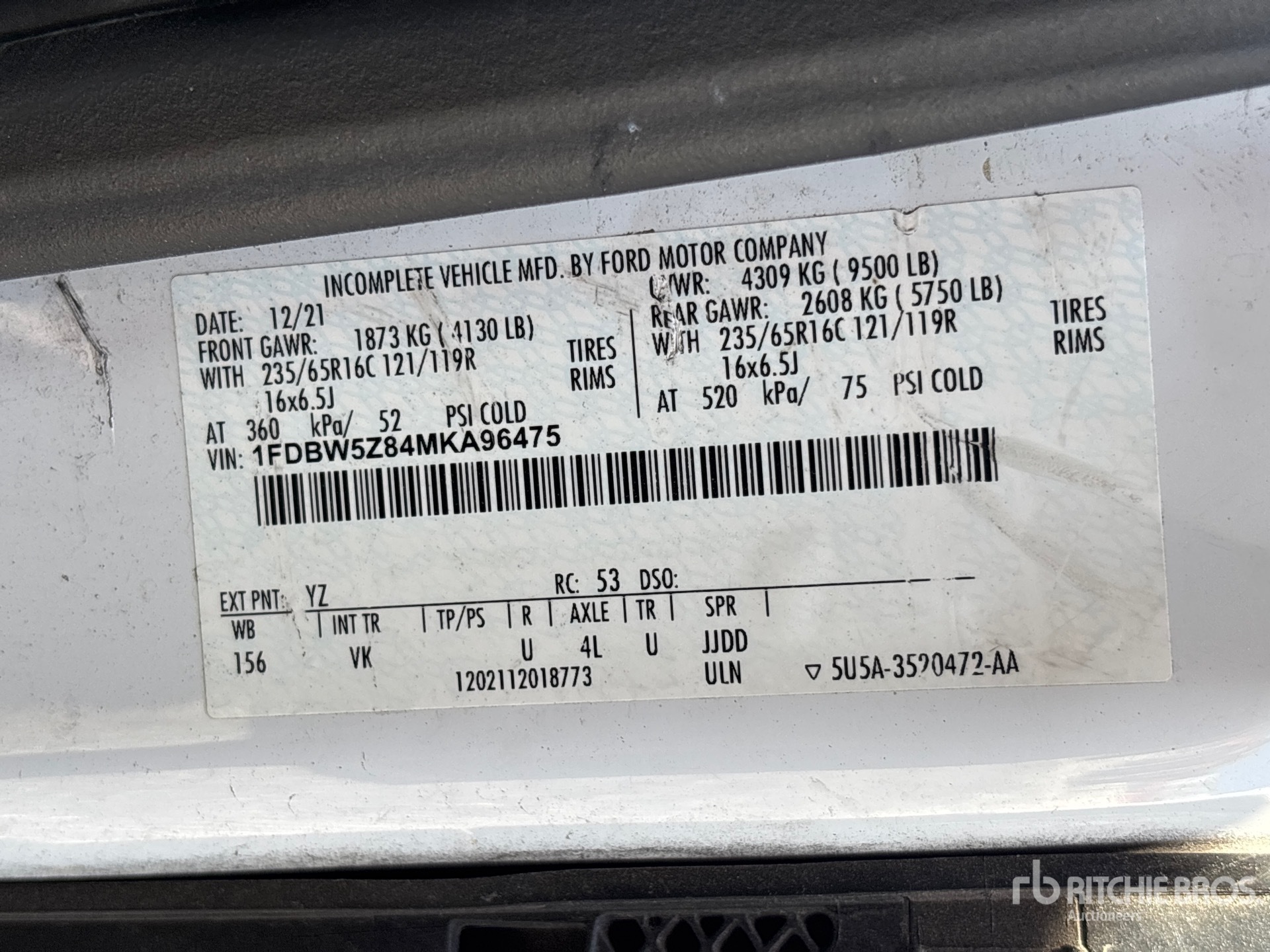 2021 Ford TRANSIT