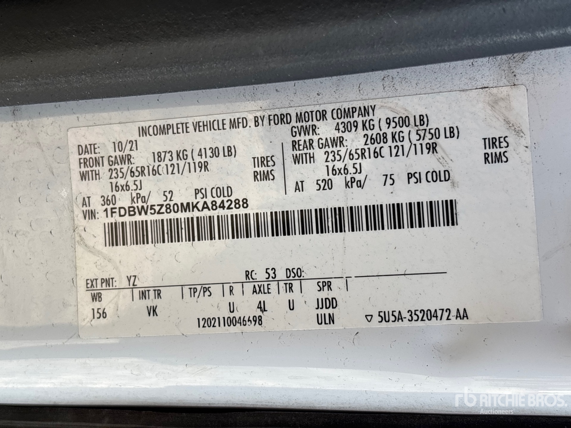 2021 Ford TRANSIT