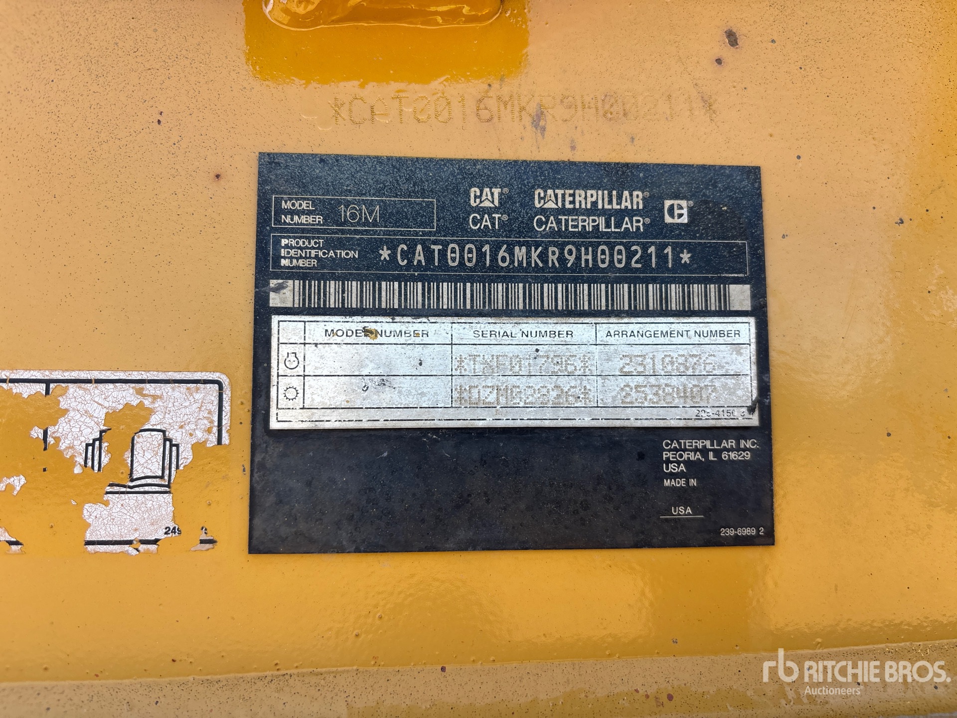 2011 Caterpillar 16M
