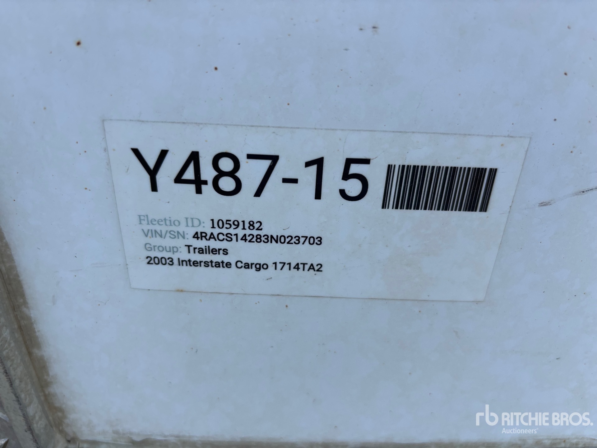 2003 Interstate 14 FT T/A