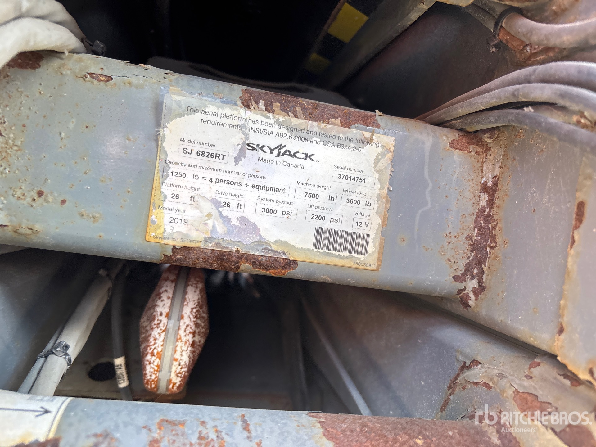 2019 Skyjack SJ6826 RT