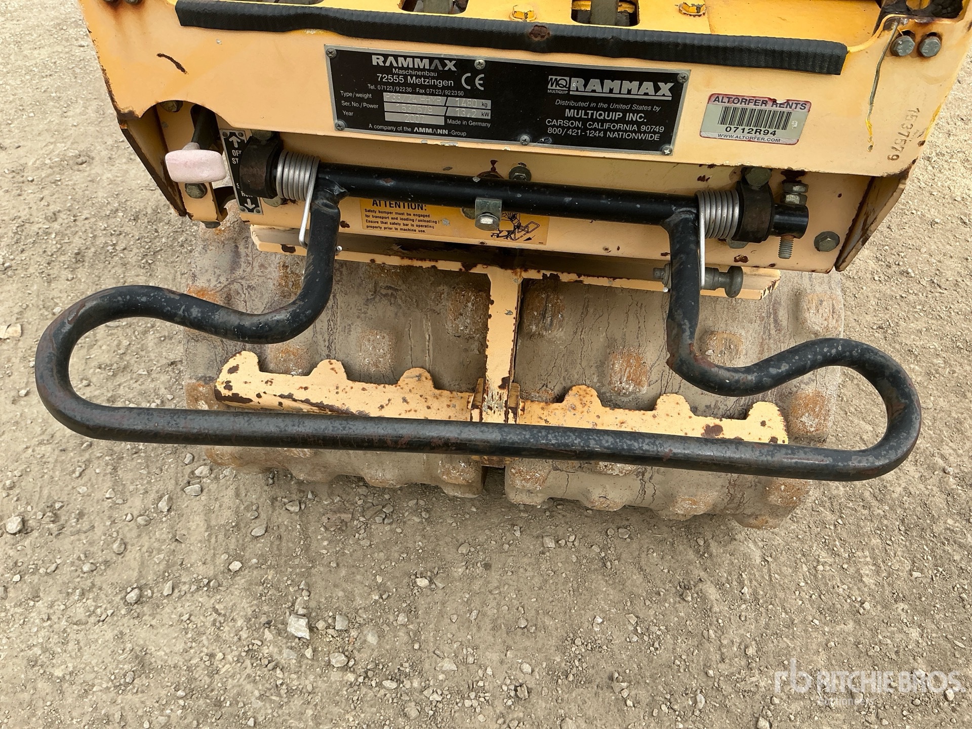 Rammax WALK BEHIND REMOTE ROLLER