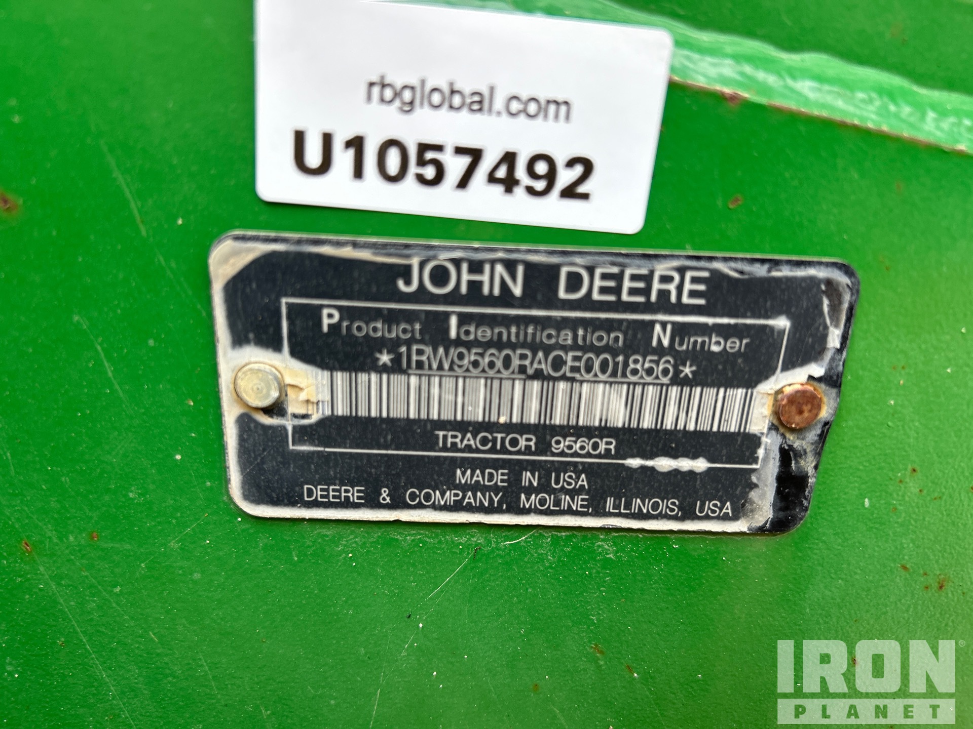 2012 John Deere 9560R