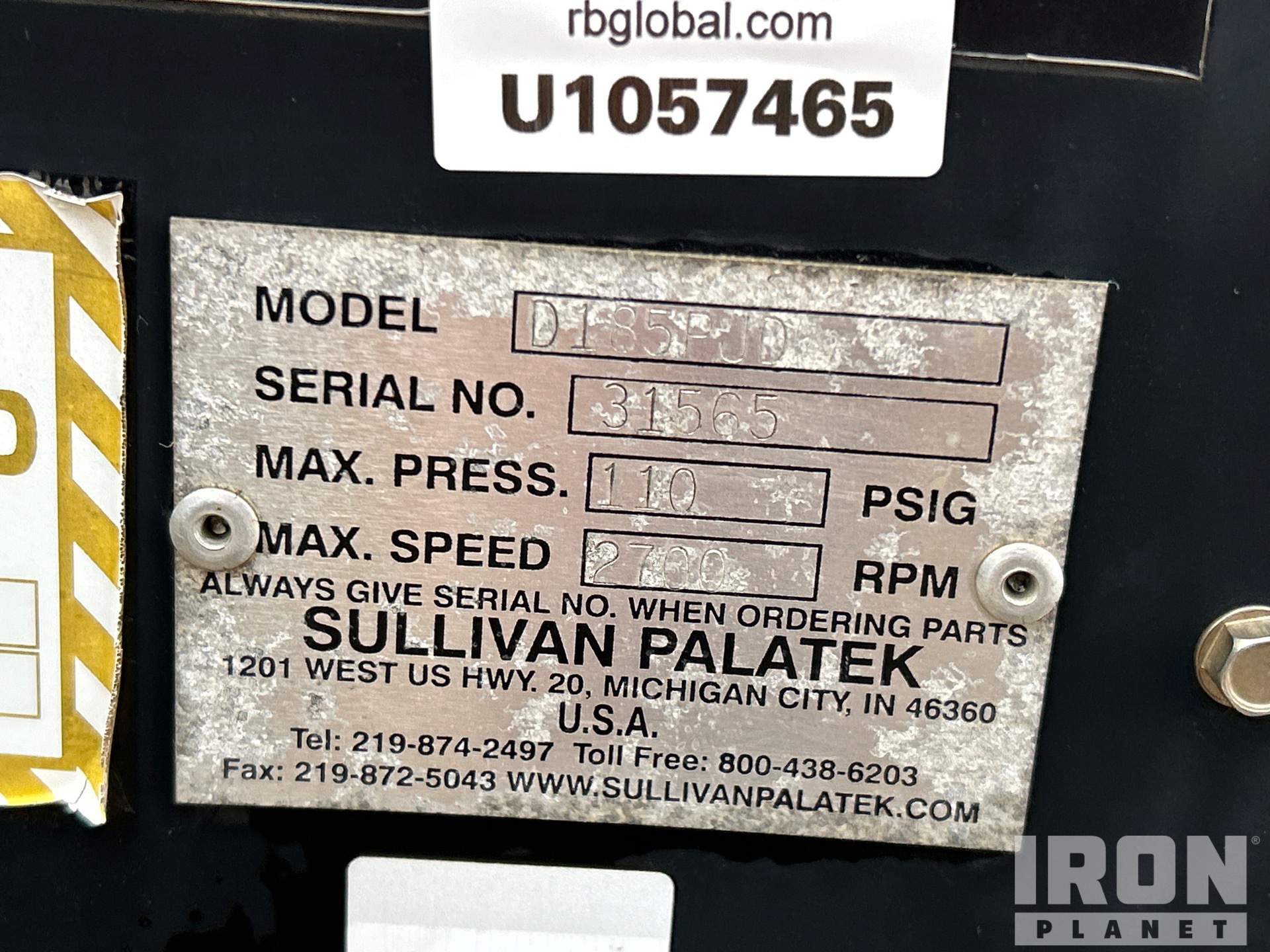 2013 Sullivan-Palatek / Boss D185PJD