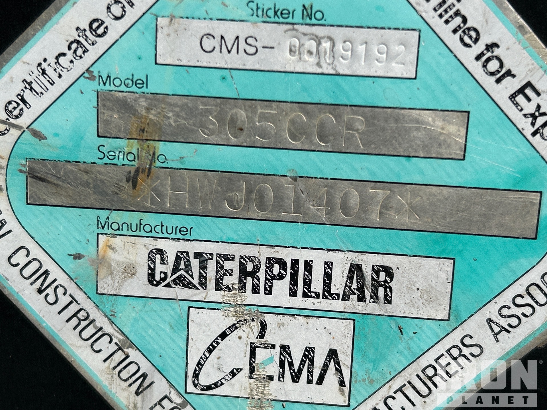 2007 Caterpillar 305 CR