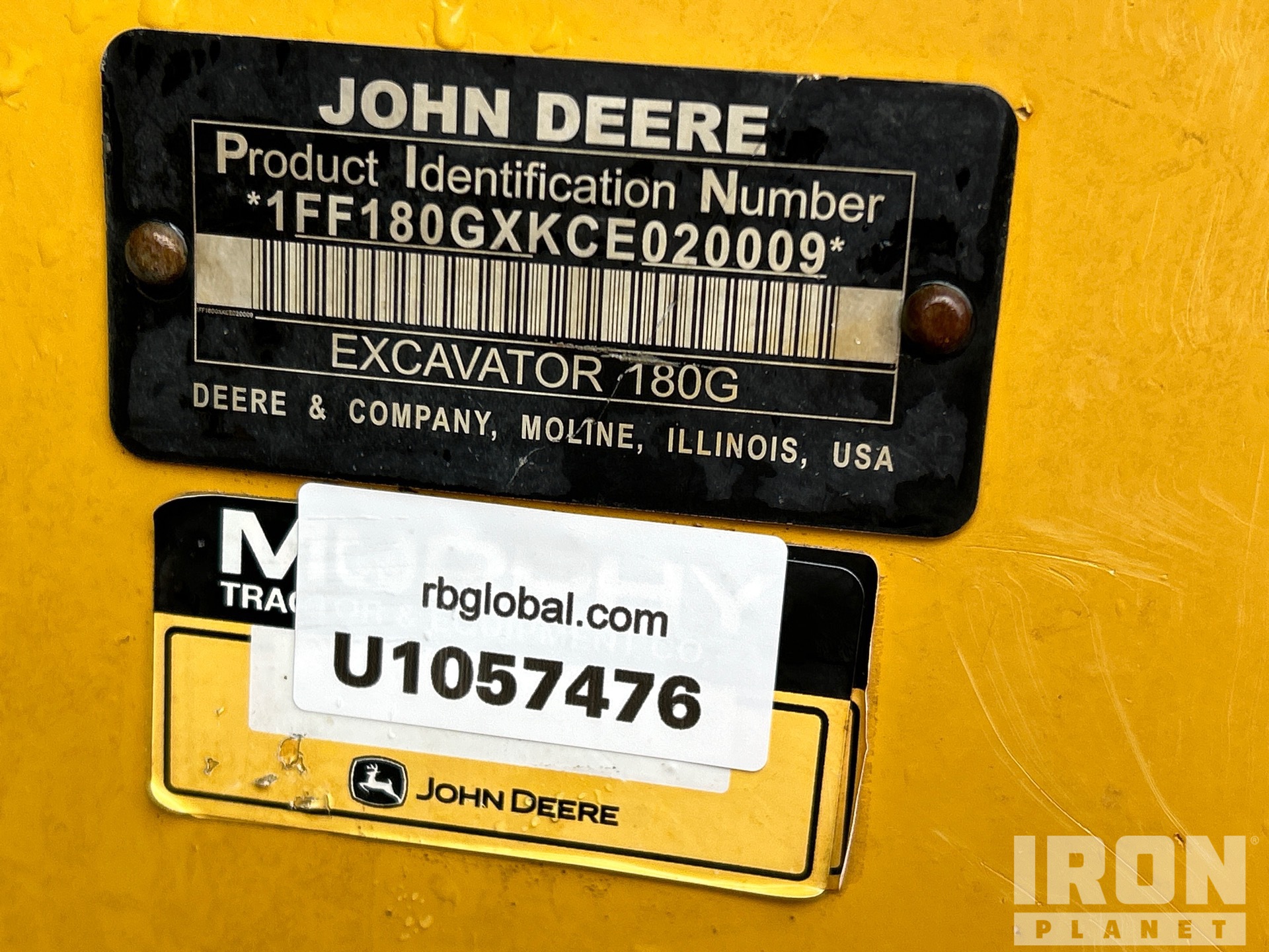 2012 John Deere 180G
