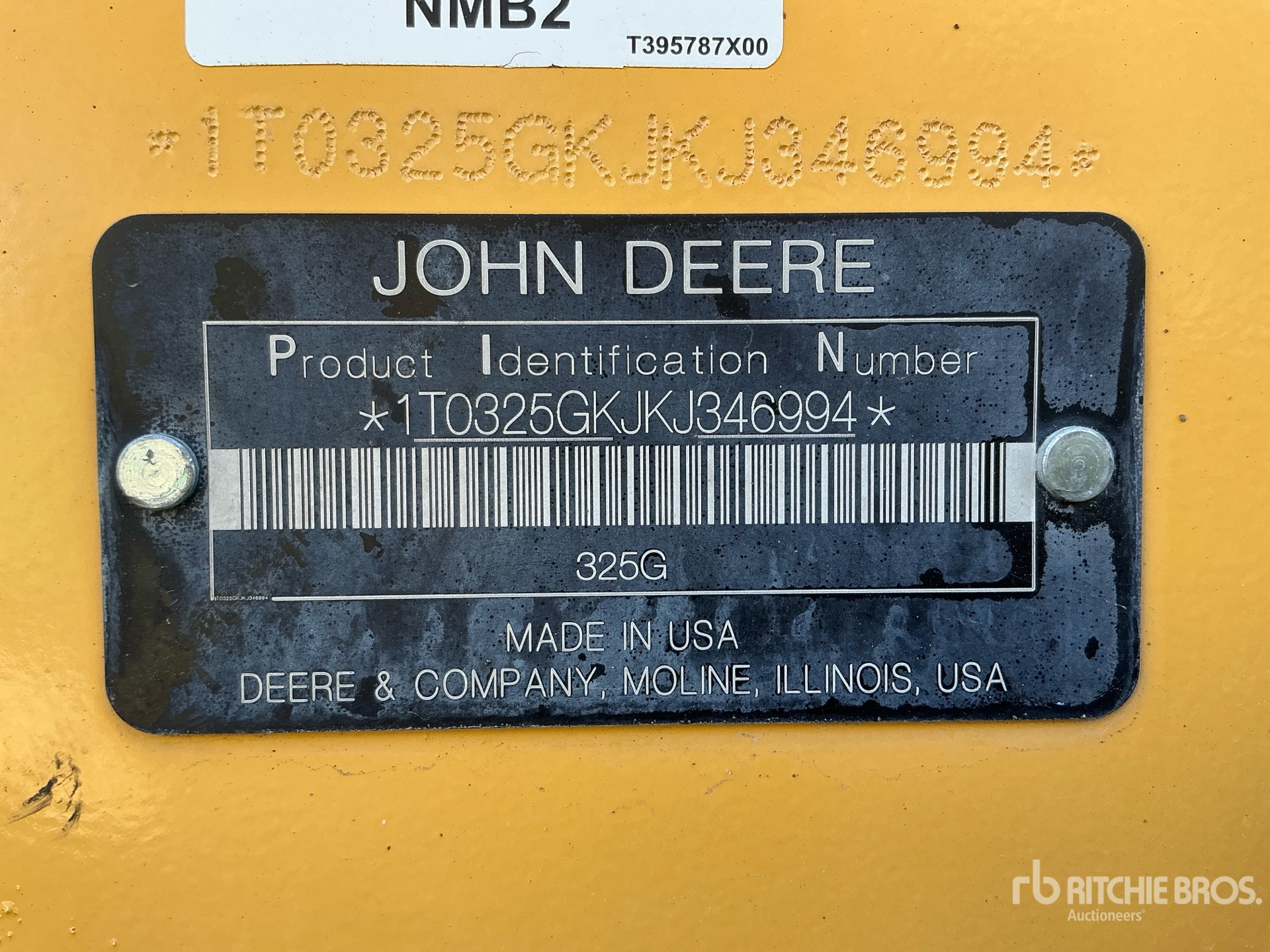 2019 John Deere 325G