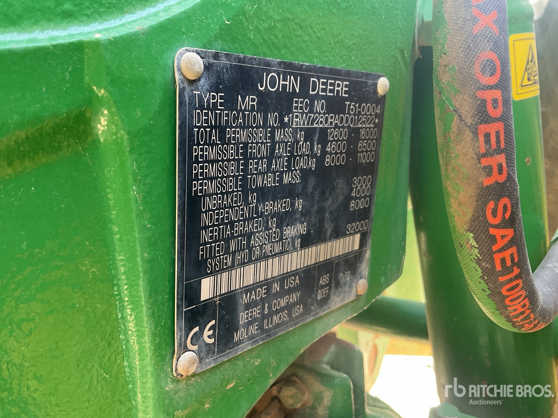 2013 John Deere 7280R