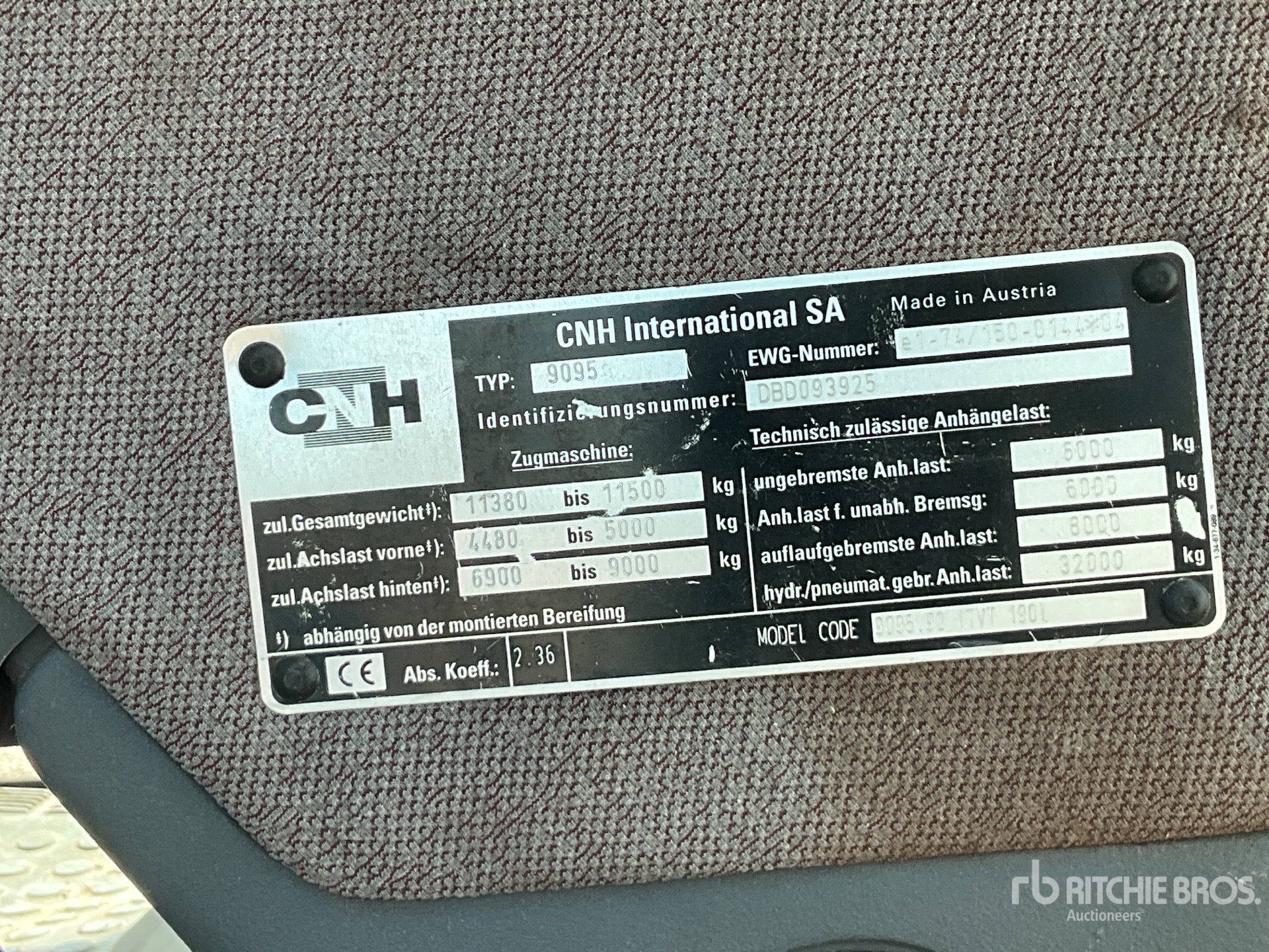 2005 New Holland TVT190