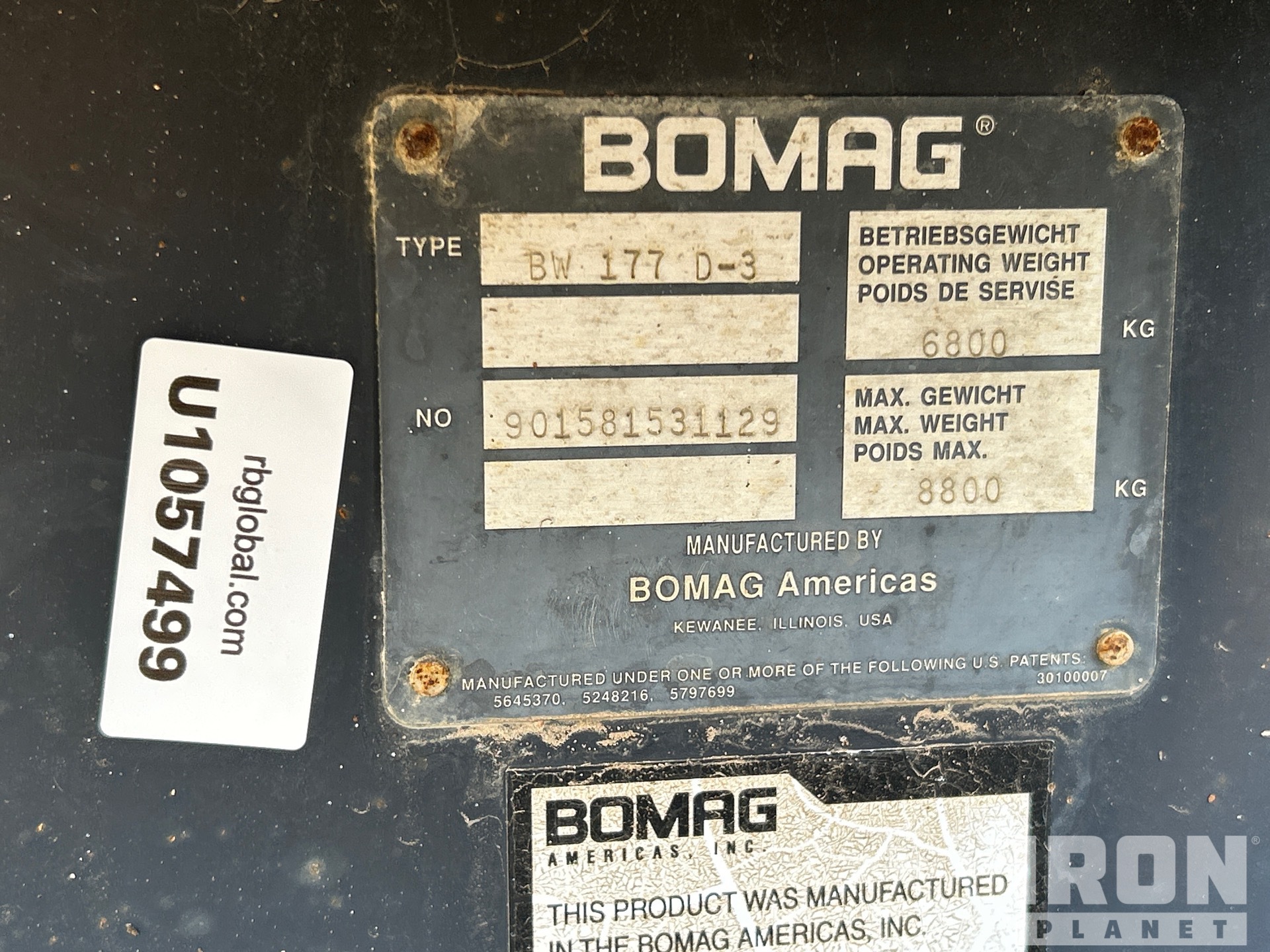 2004 Bomag BW177D-3