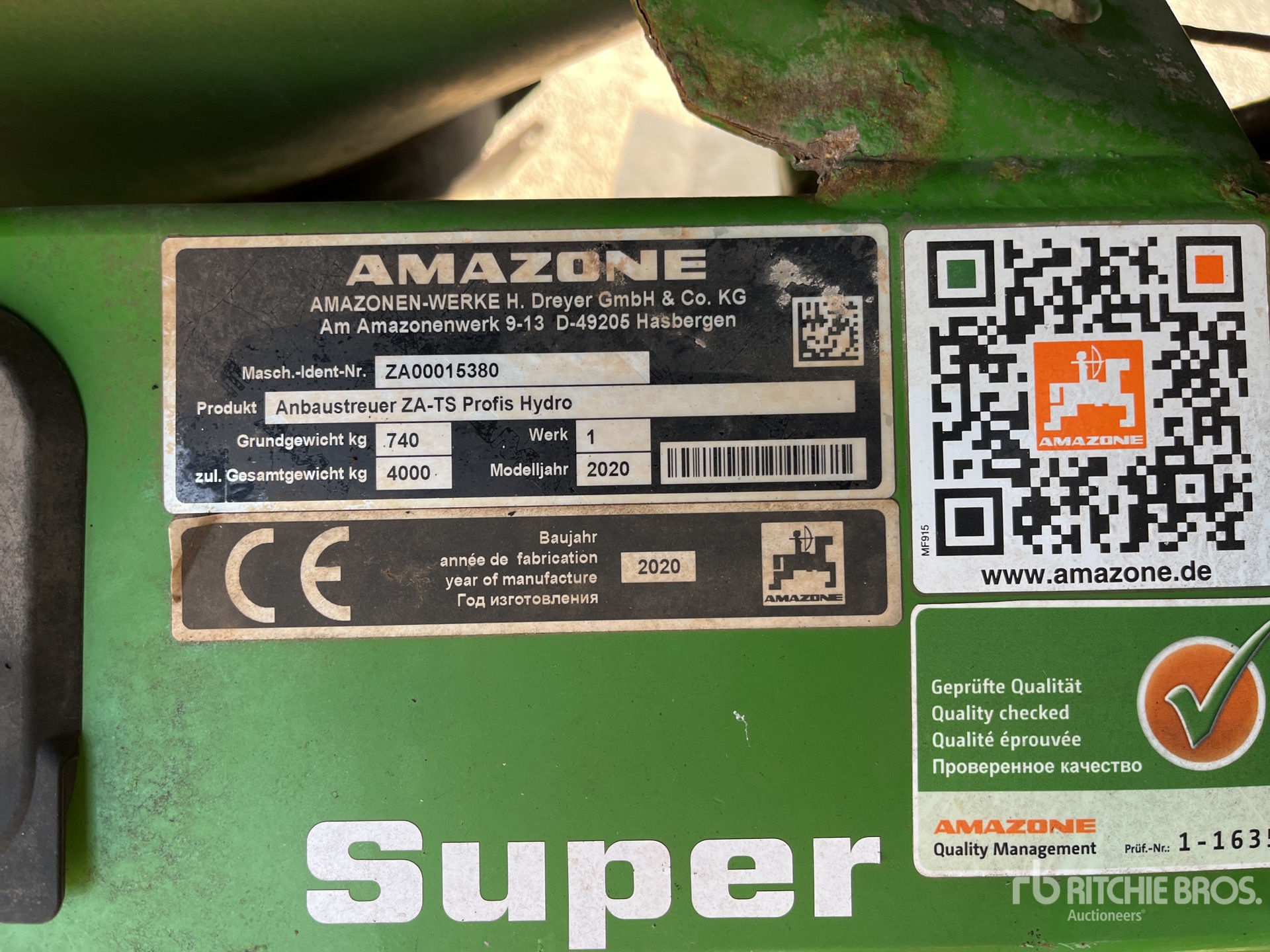 2020 Amazone ZA-TS 3200