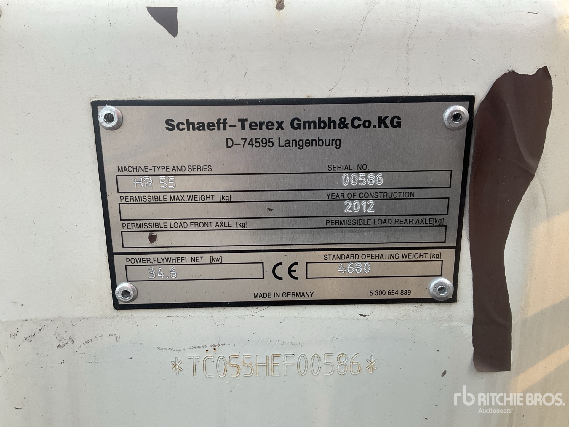 2012 Terex HR55