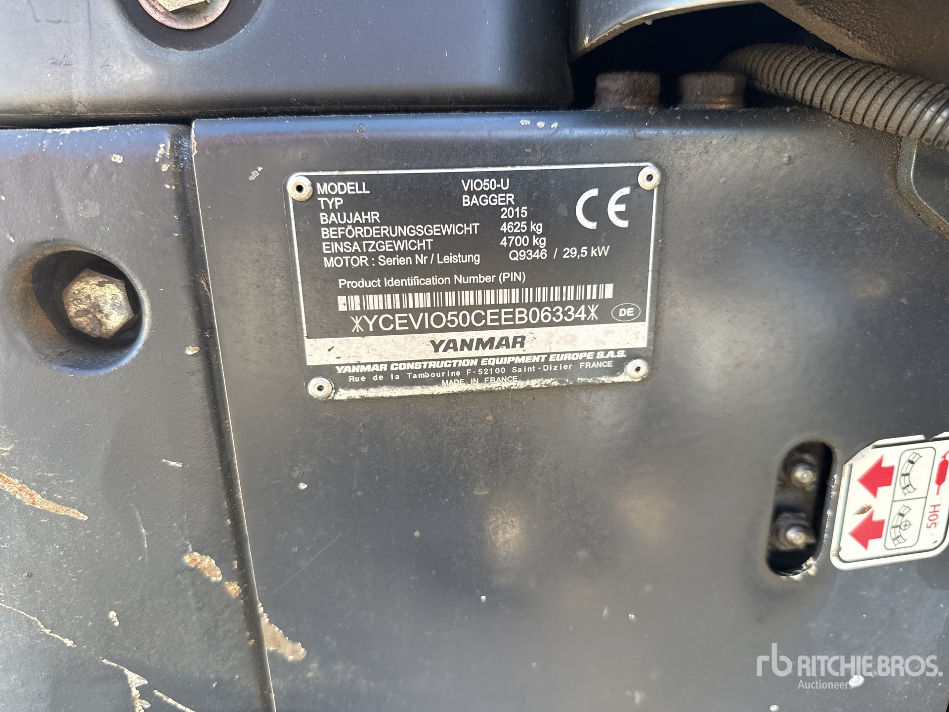 2015 Yanmar VIO50-U