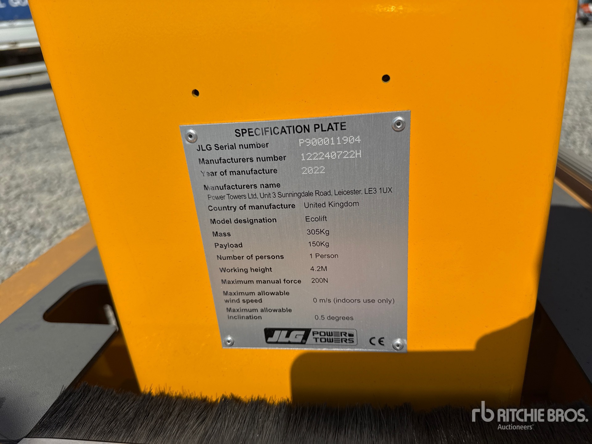 2022 JLG POWER TOWER ECO