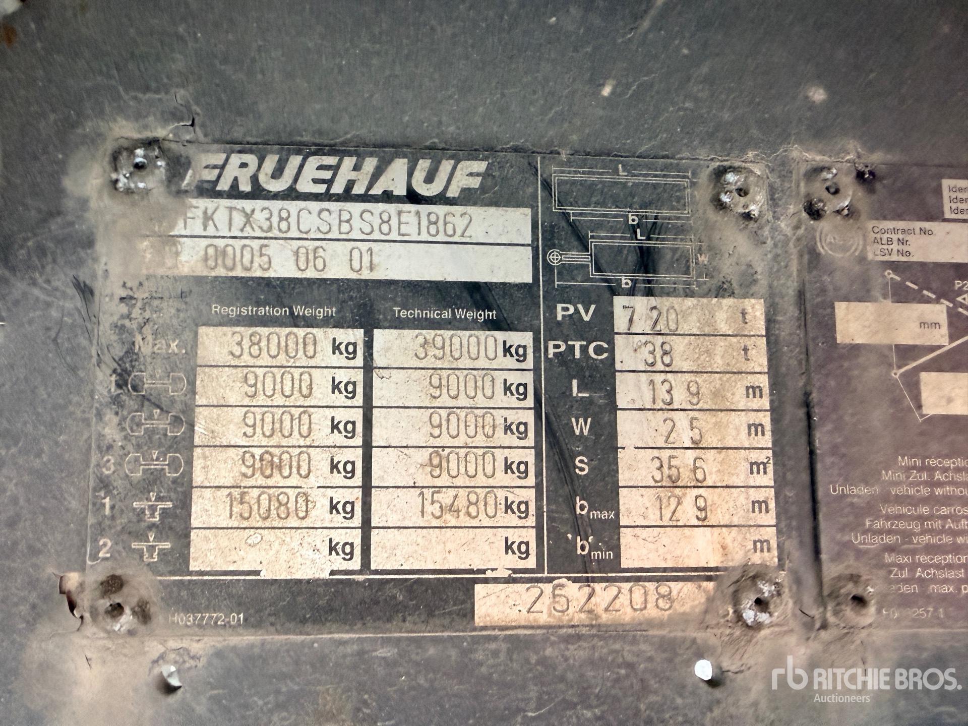 2011 Fruehauf TX38C