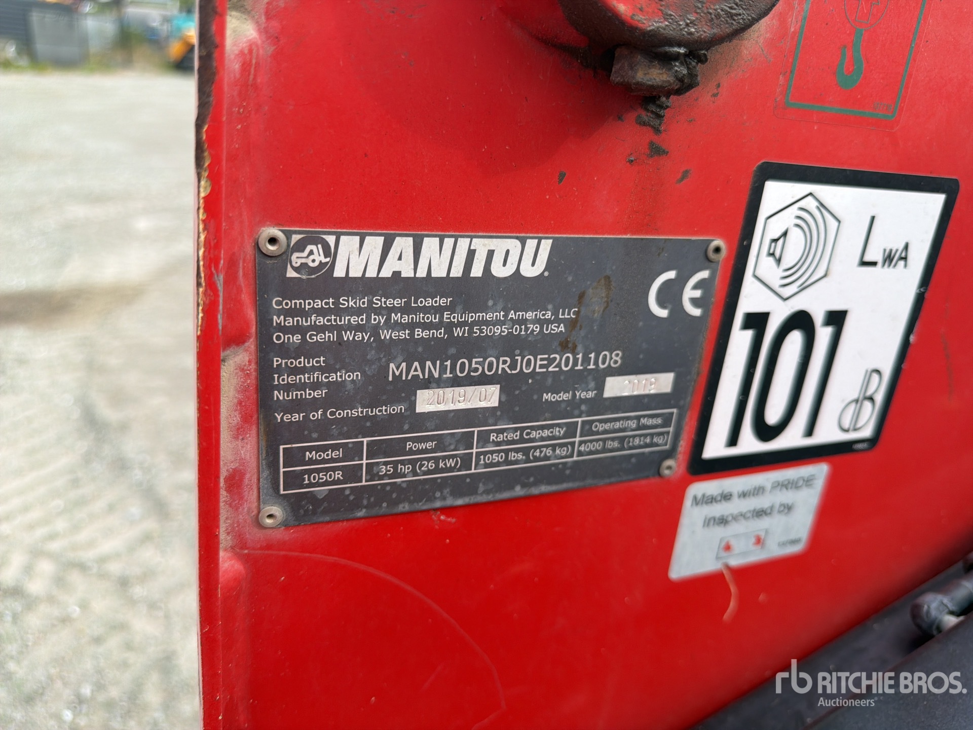 2019 Manitou 1050R