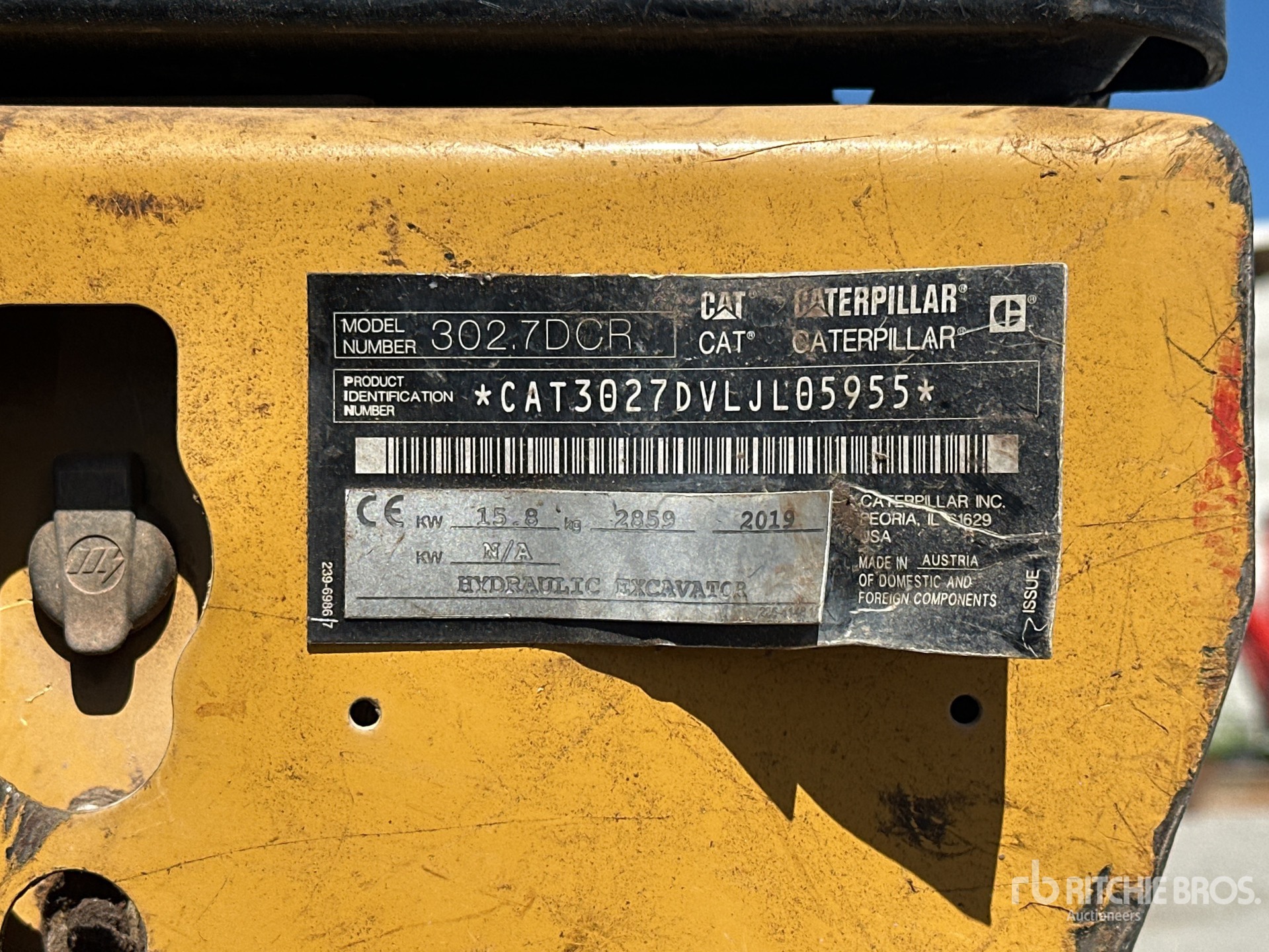 2019 Caterpillar 302.7DCR