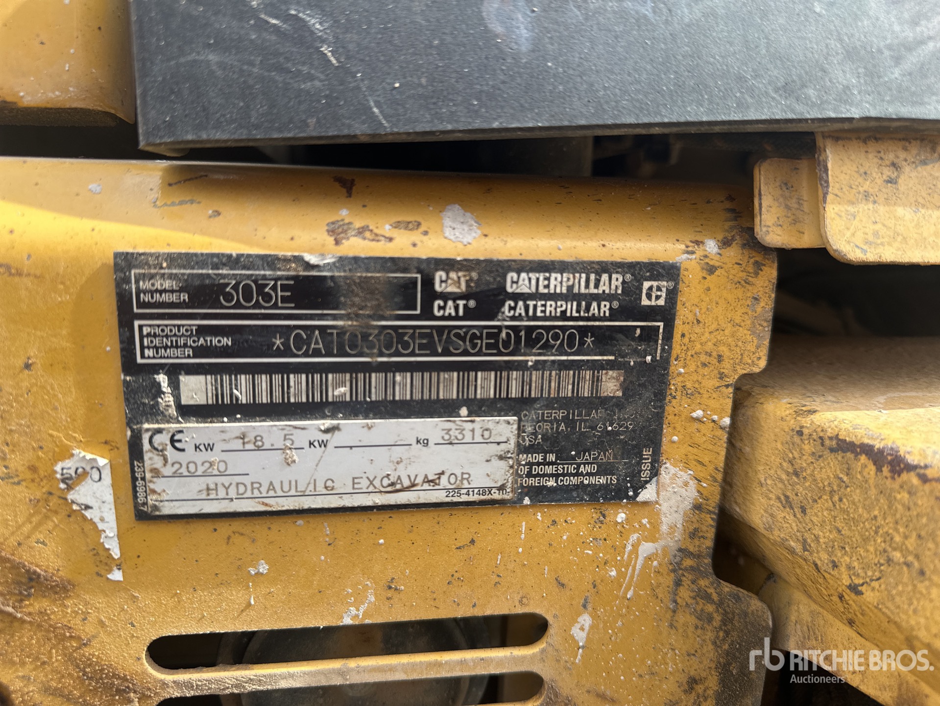 2020 Caterpillar 303E