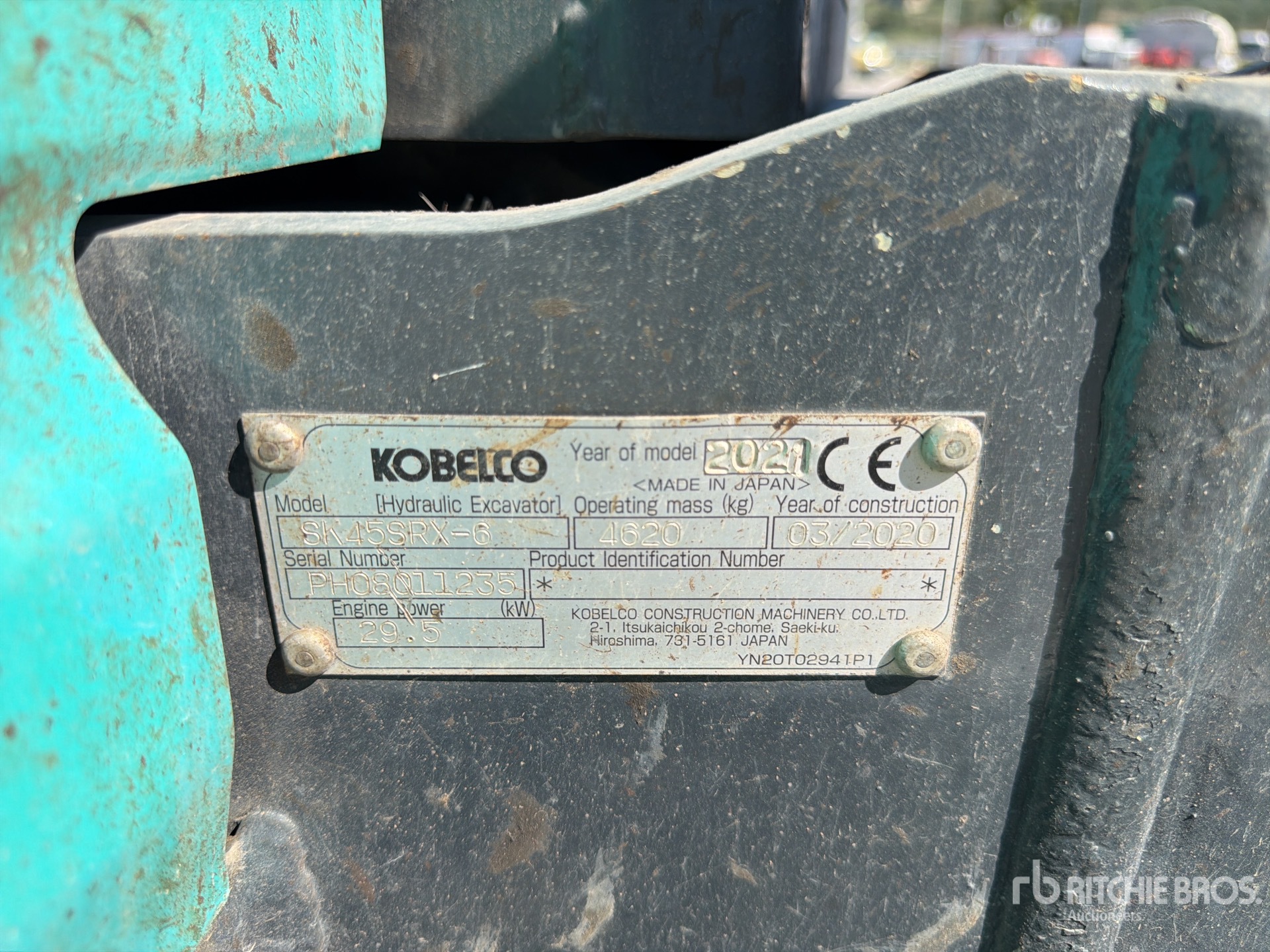 2021 Kobelco SK45SRX-6