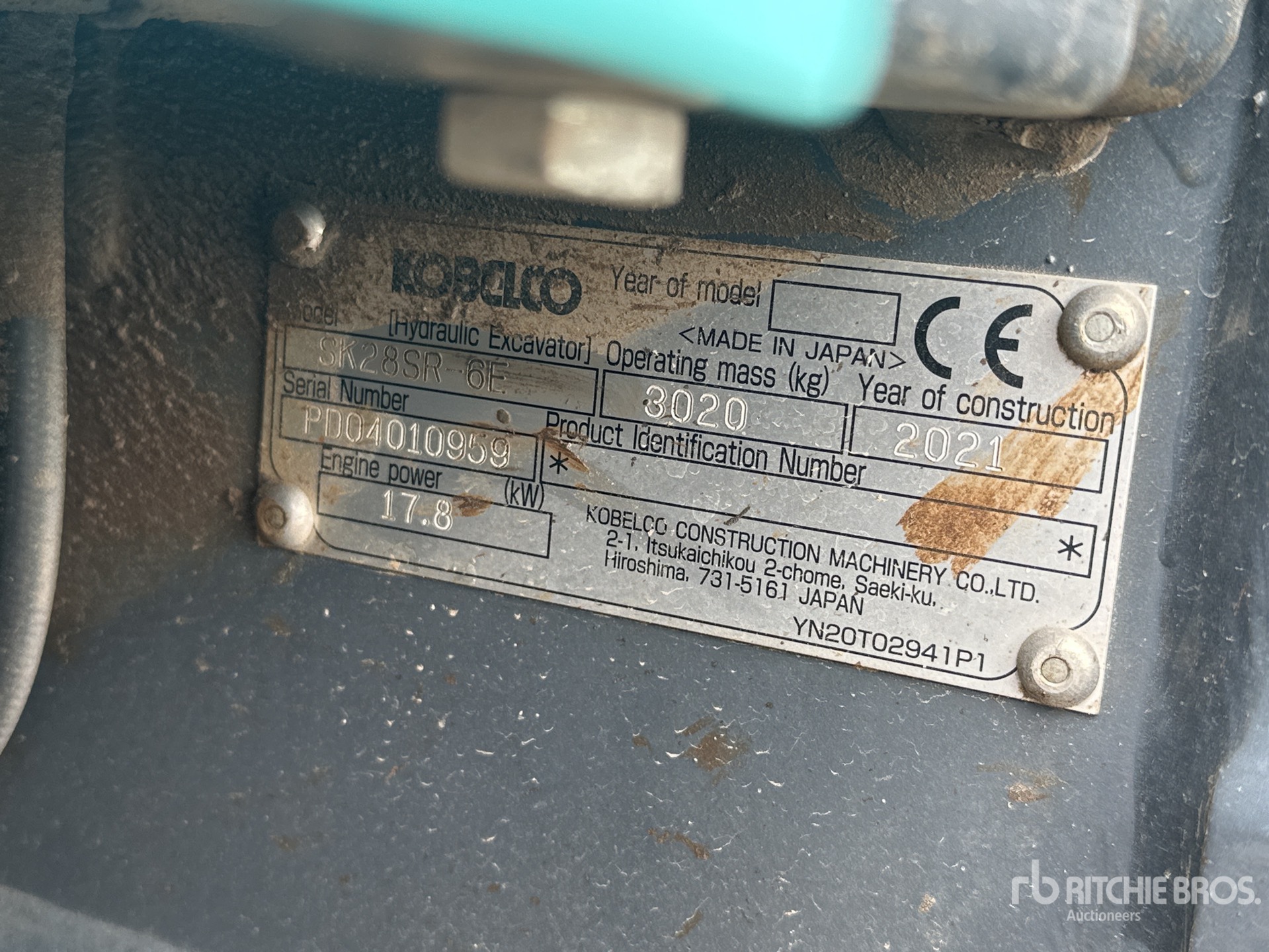 2021 Kobelco SK28SR-6E