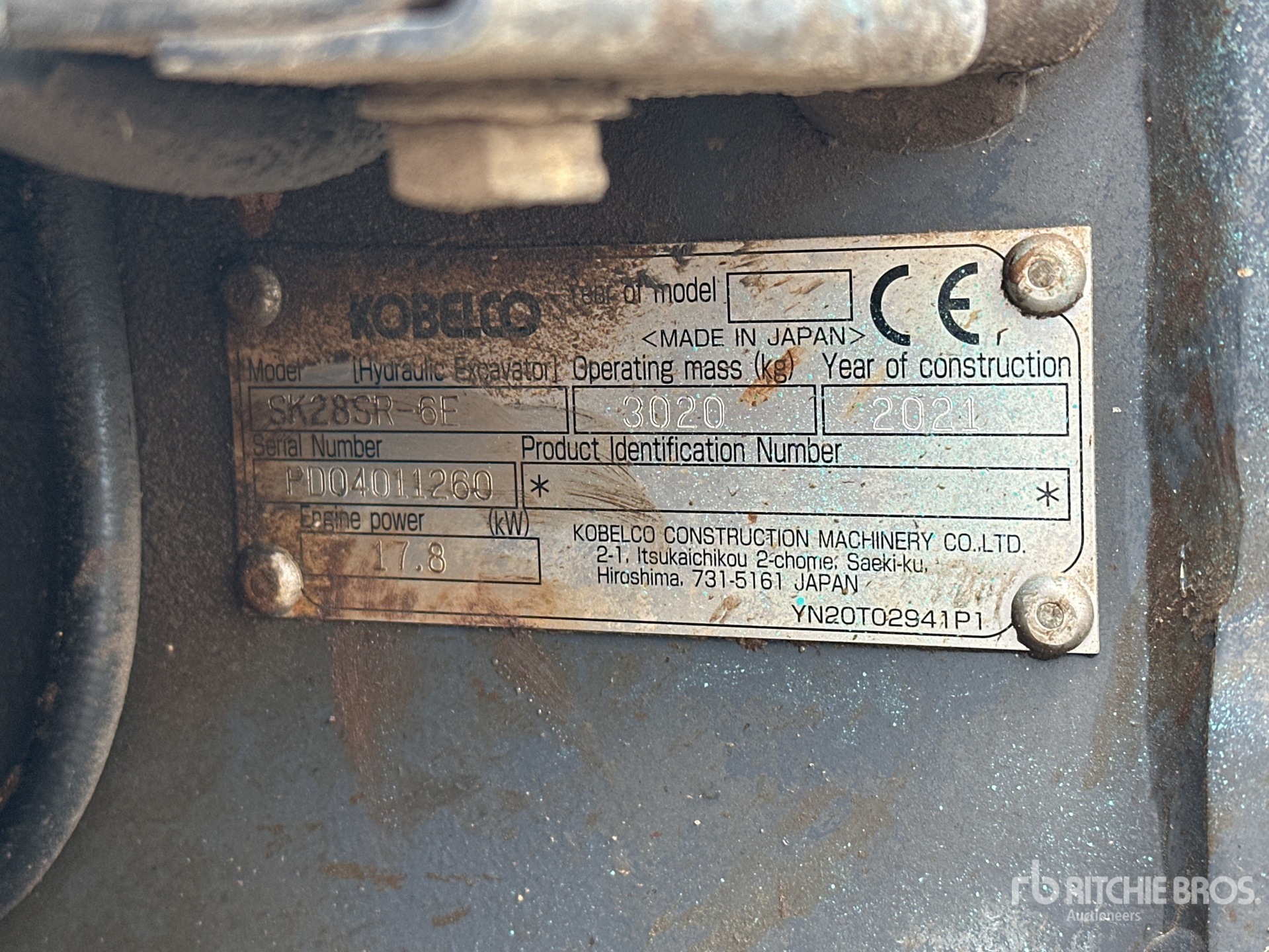 2021 Kobelco SK28SR-6E