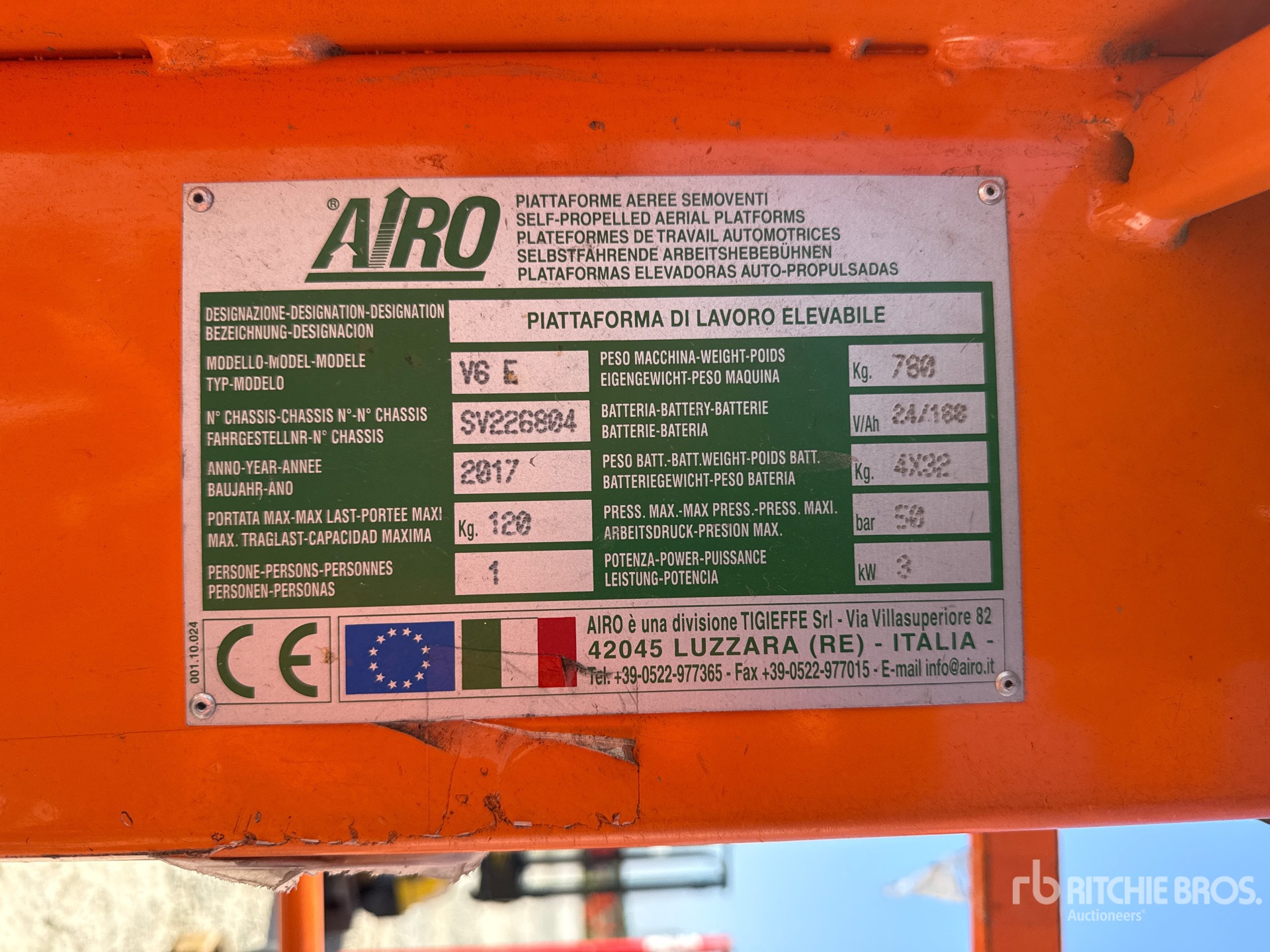 2017 Airo V6 E