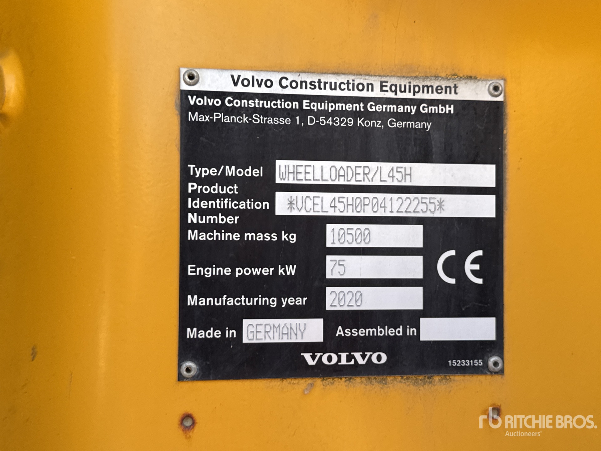 2020 Volvo L45H