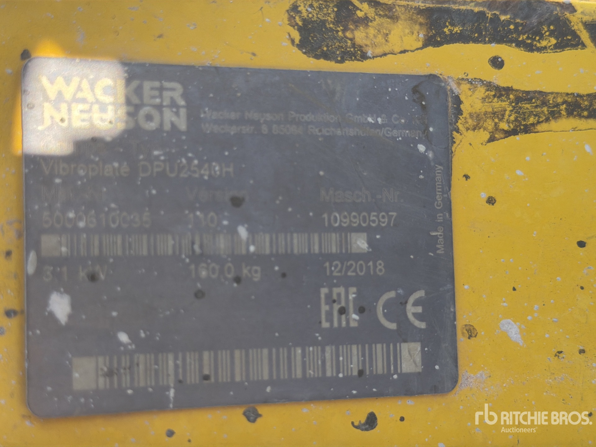 2018 Wacker Neuson DPU2540H