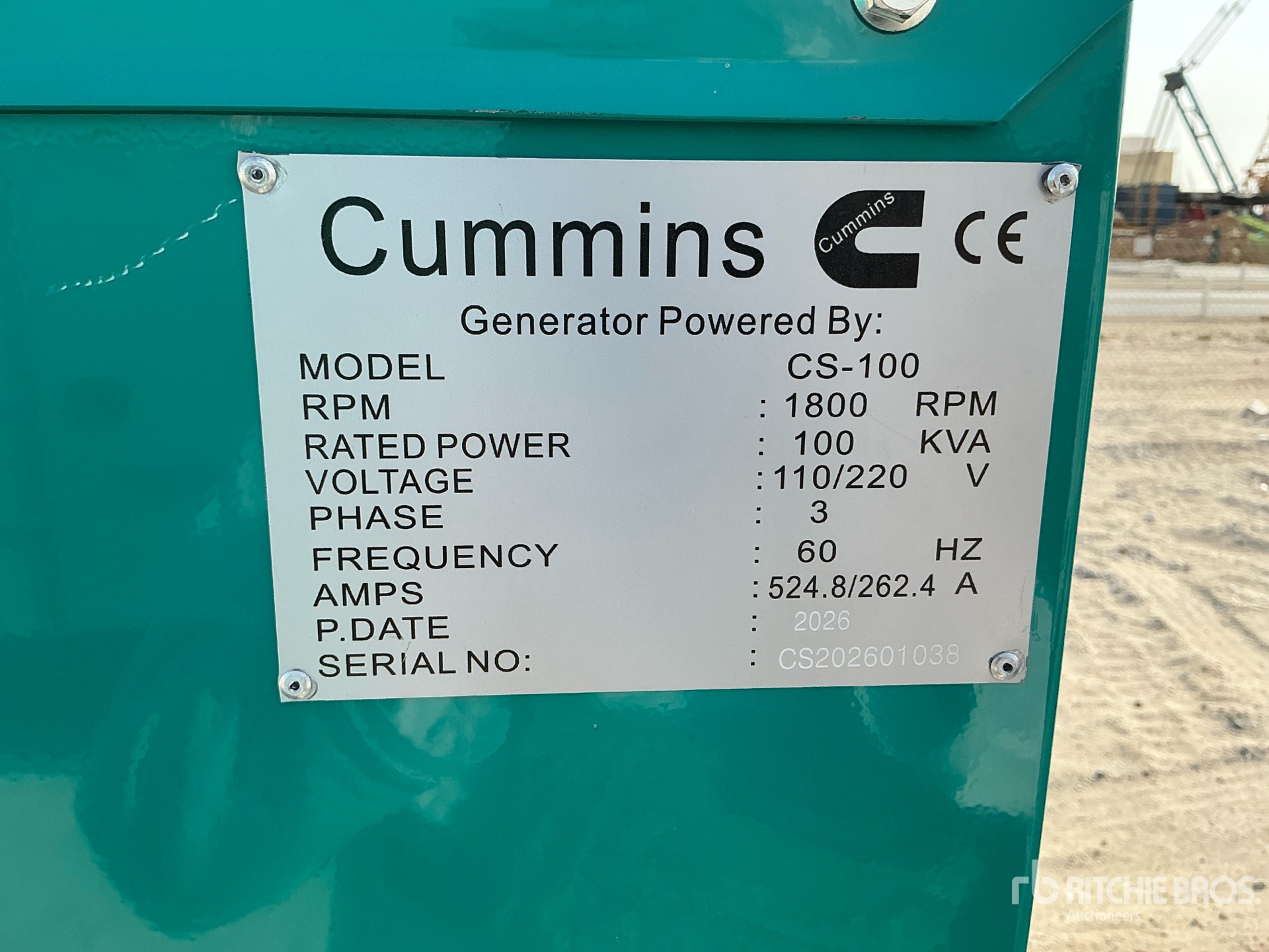 2026 Cummins CS100