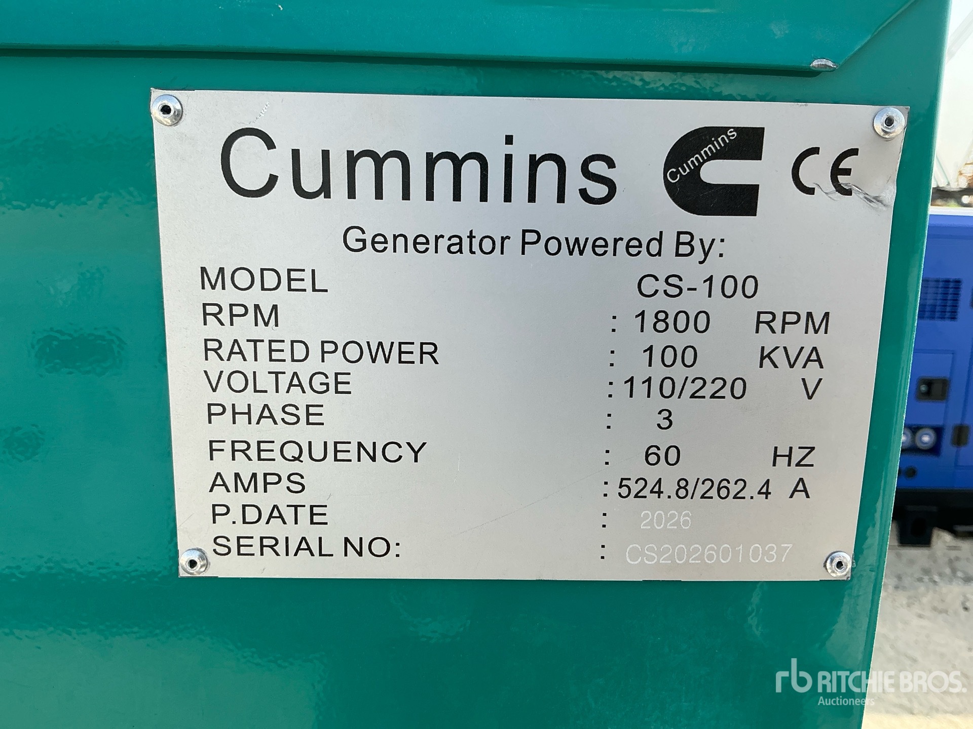 2026 Cummins CS100