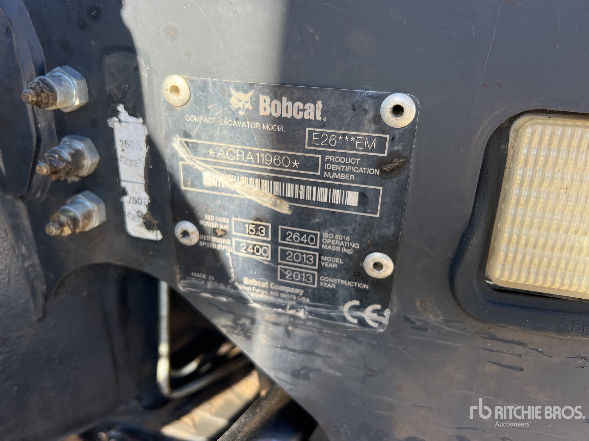 2013 Bobcat E26 E M
