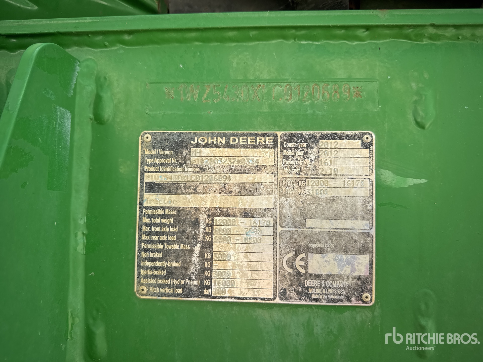 2012 John Deere 5430I