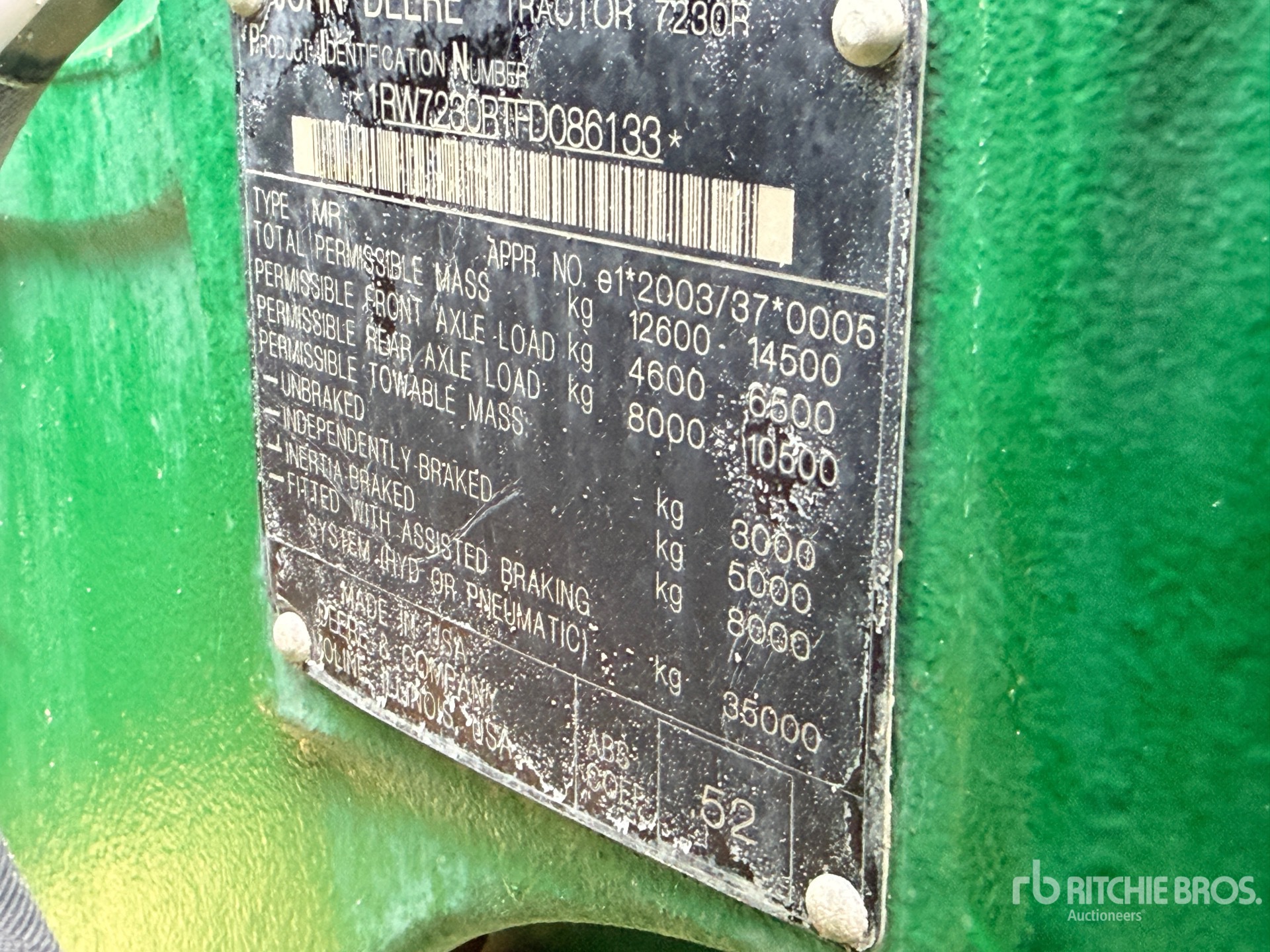 2015 John Deere 7230R