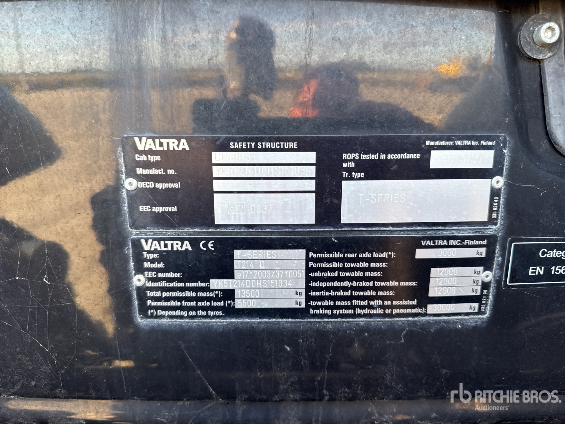 2017 Valtra T214
