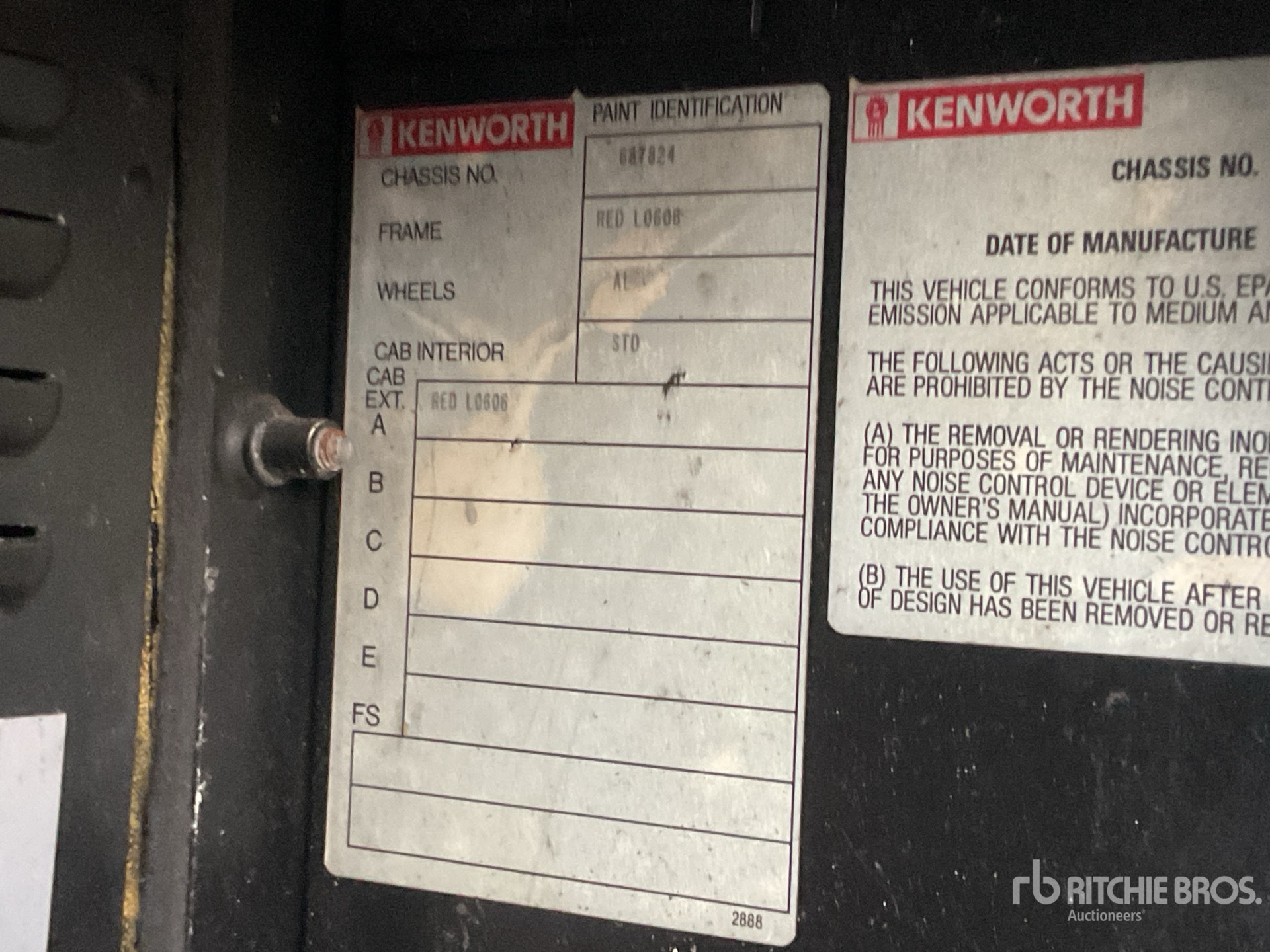 1995 Kenworth T800