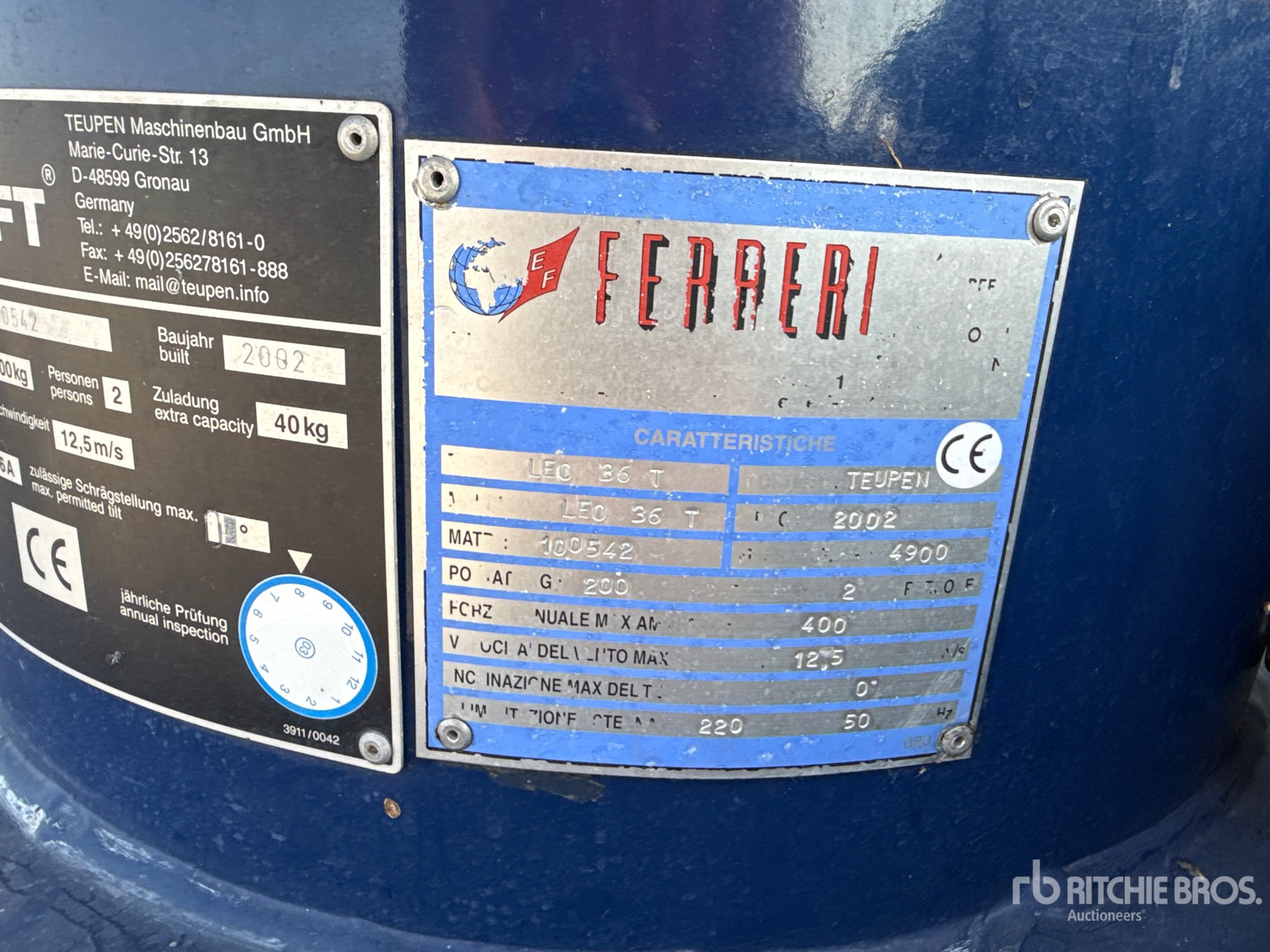 2002 Teupen LEO 36 T