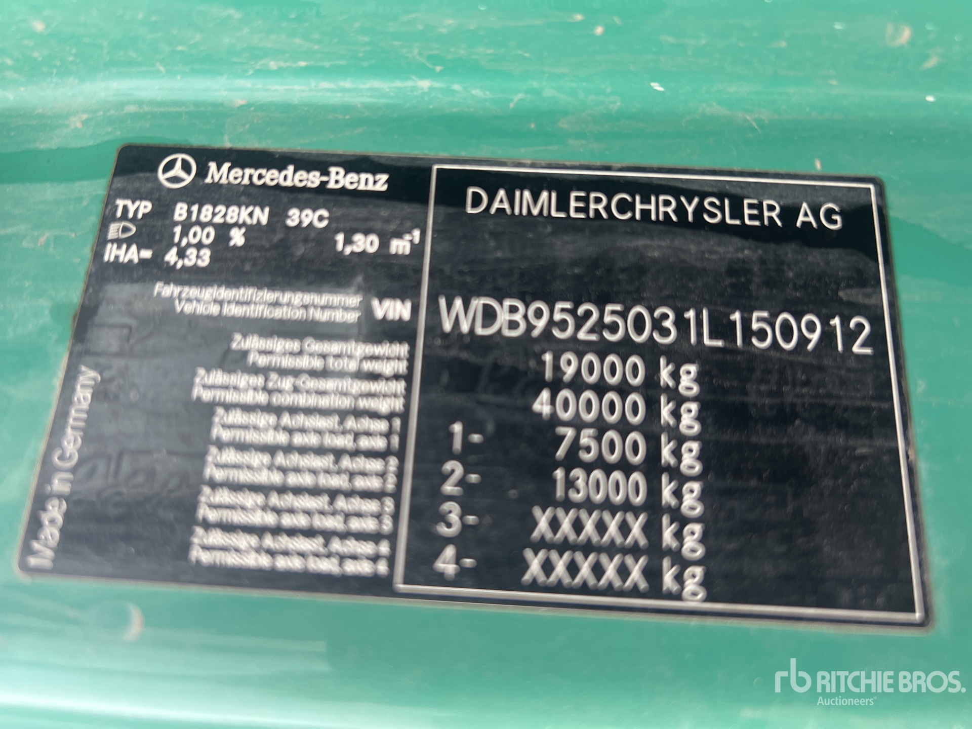 2006 Mercedes-Benz AXOR 1828