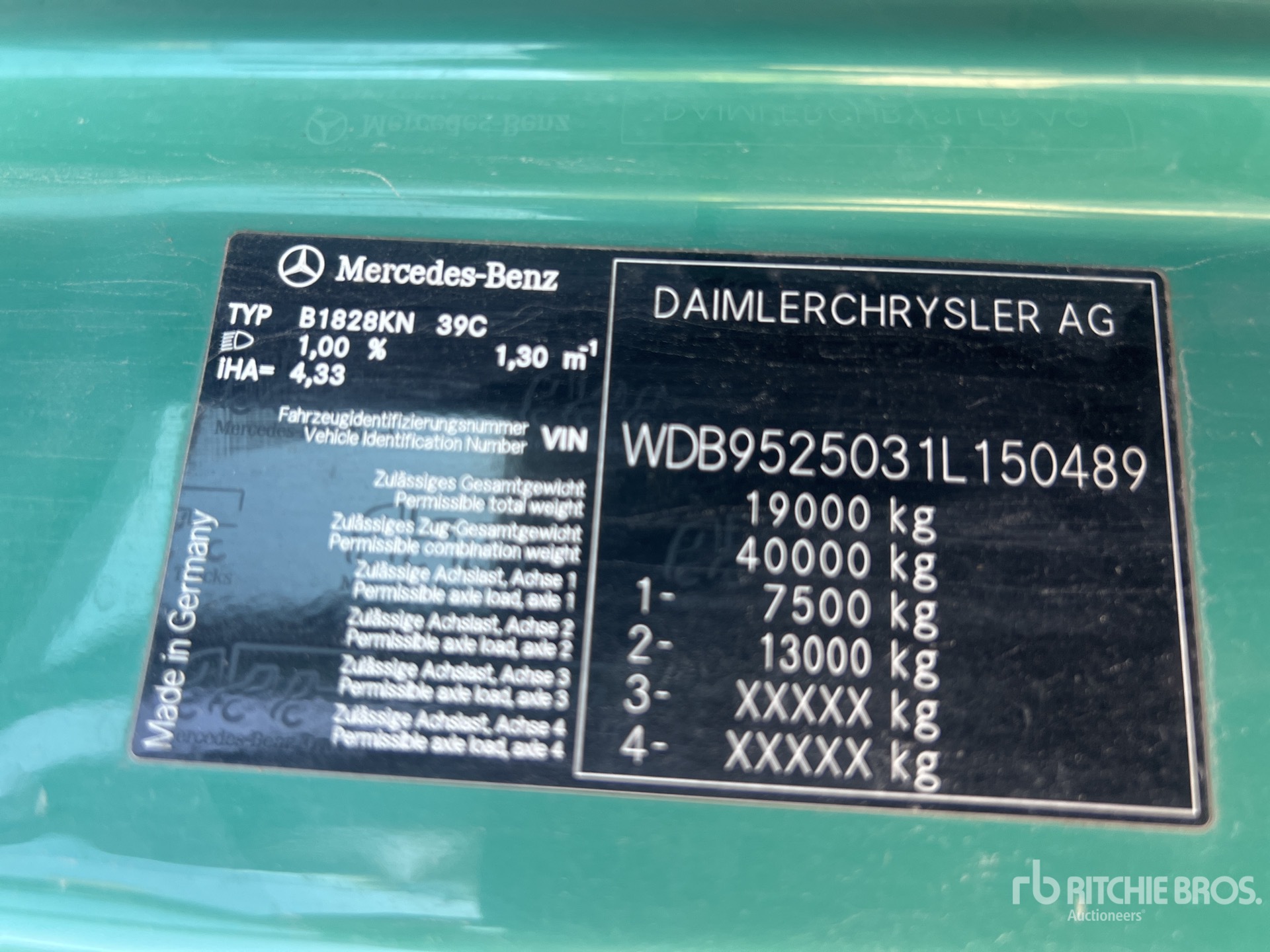 2006 Mercedes-Benz AXOR 1828