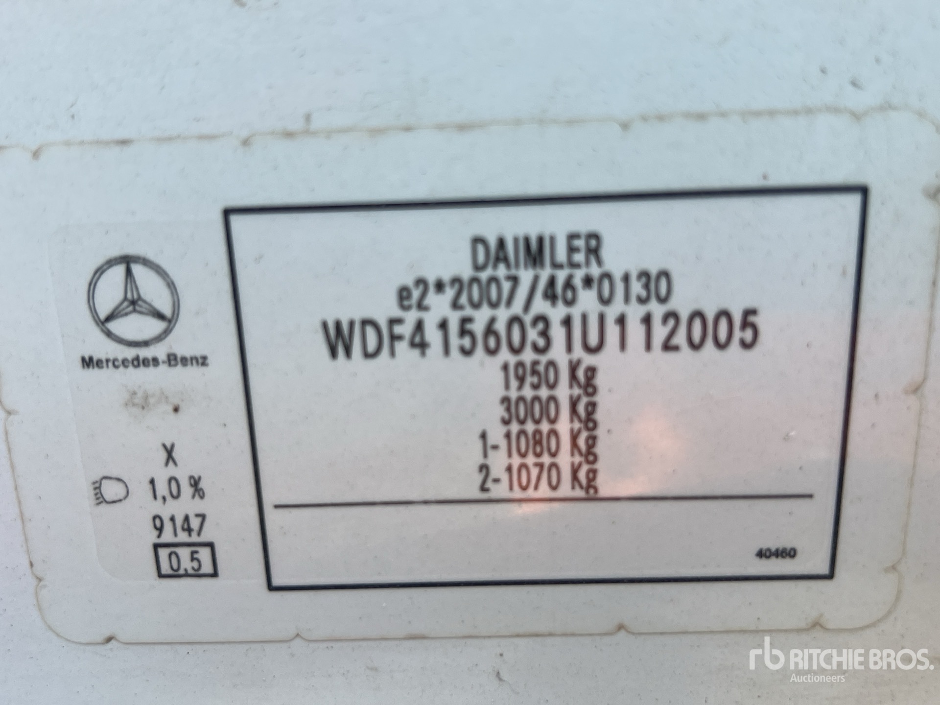 2013 Mercedes-Benz CITAN 109 CDI