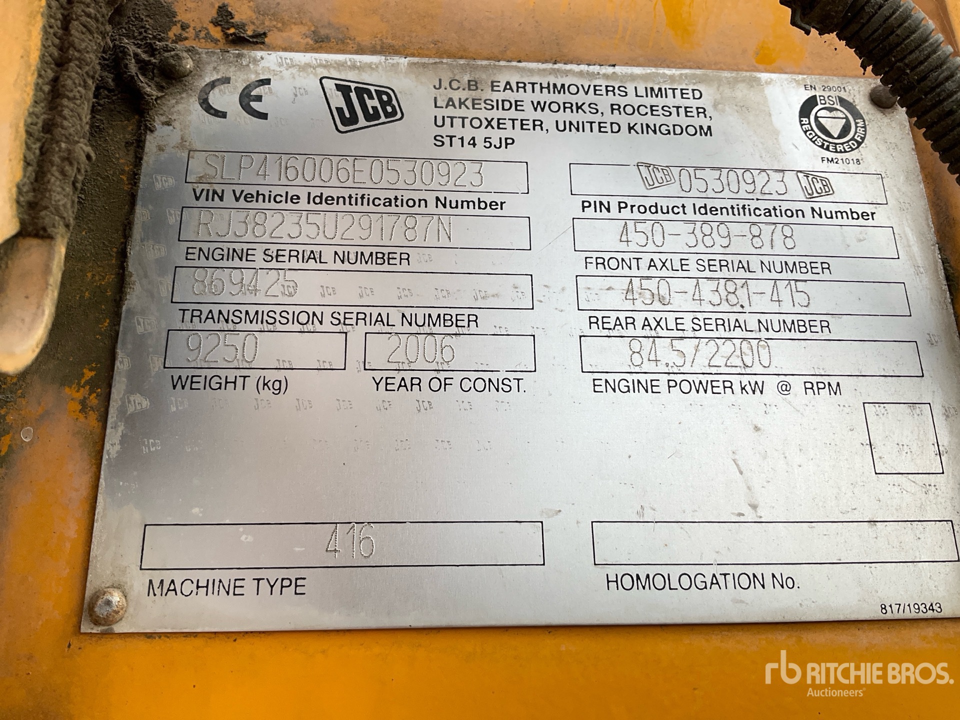 2006 JCB 416
