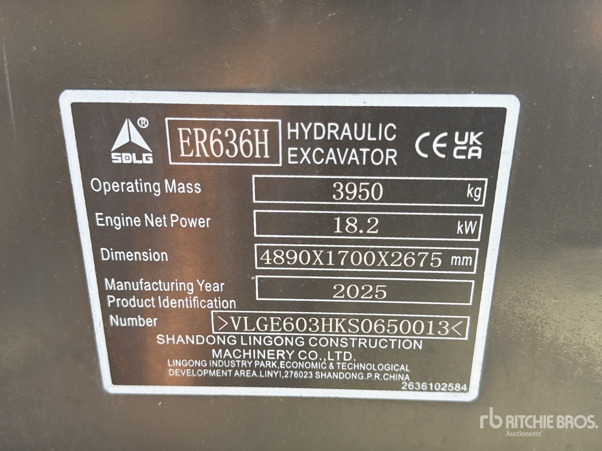 2025 Sdlg ER636H