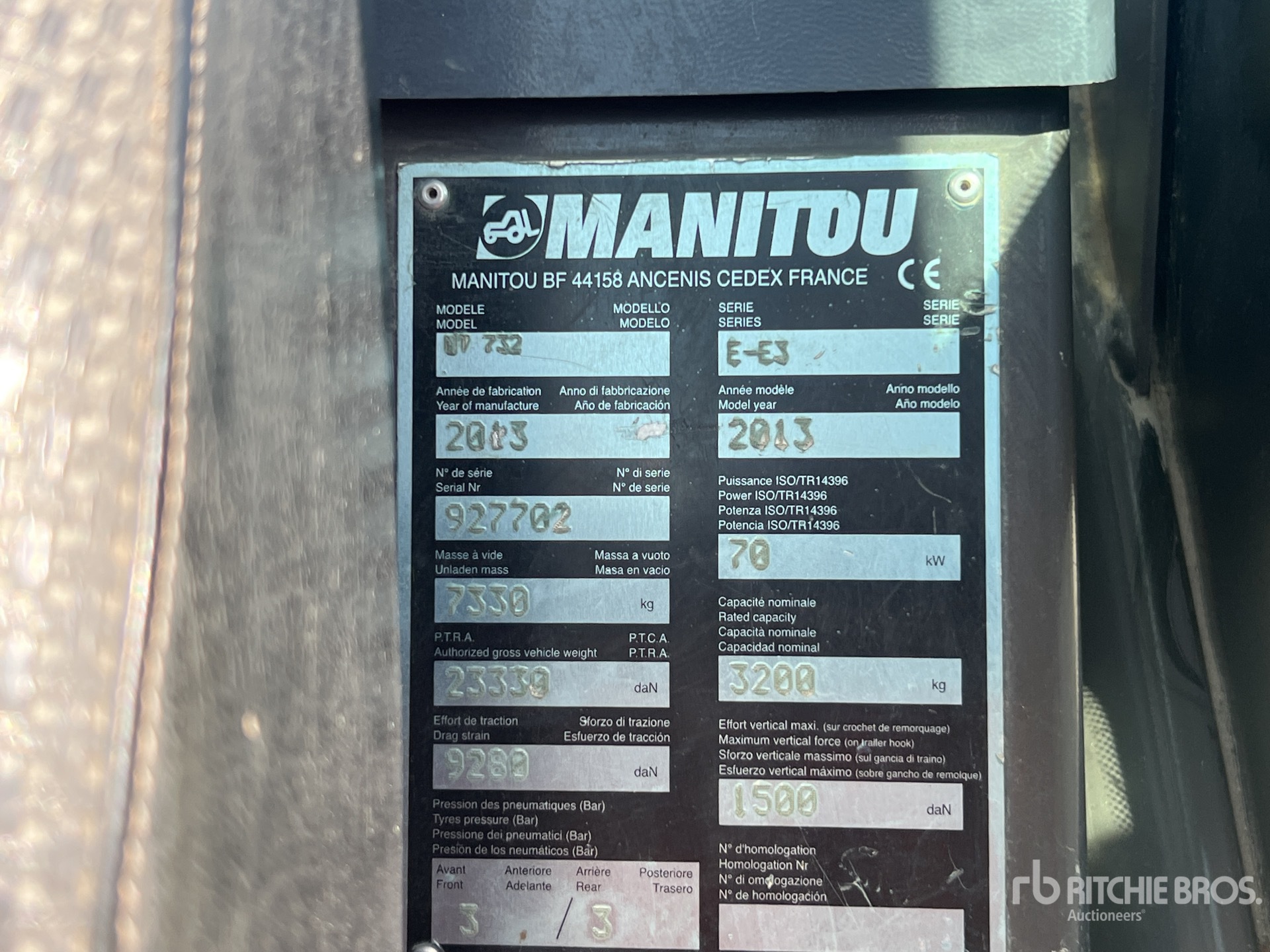 2013 Manitou MT732