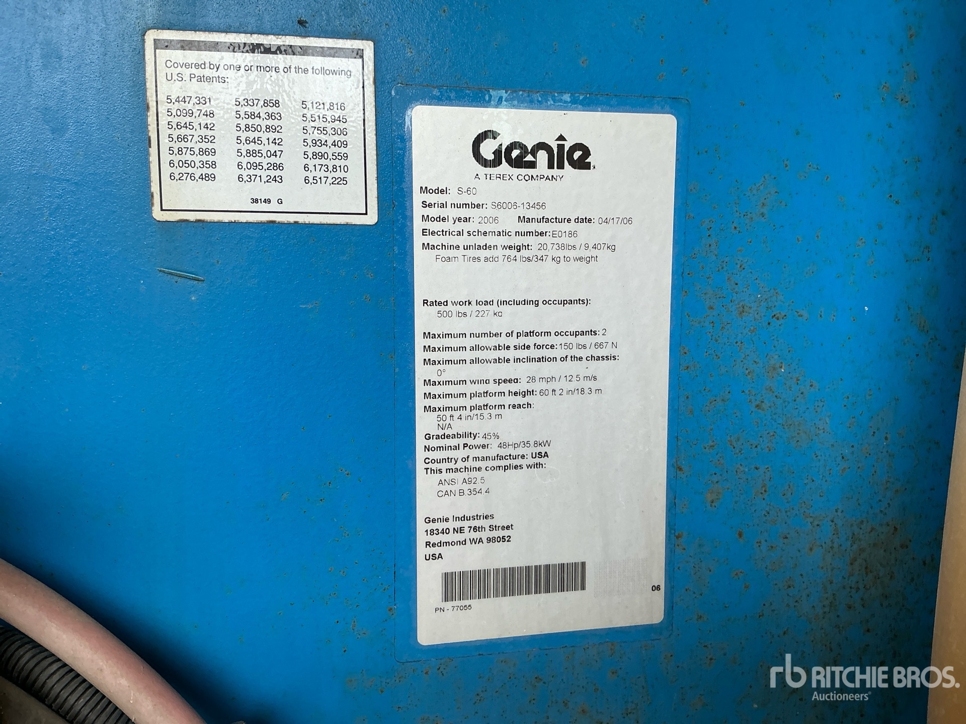 2006 Genie S-60