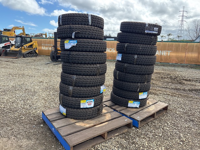 Quantity of (18) 8.25R16 Tyres (Unused)