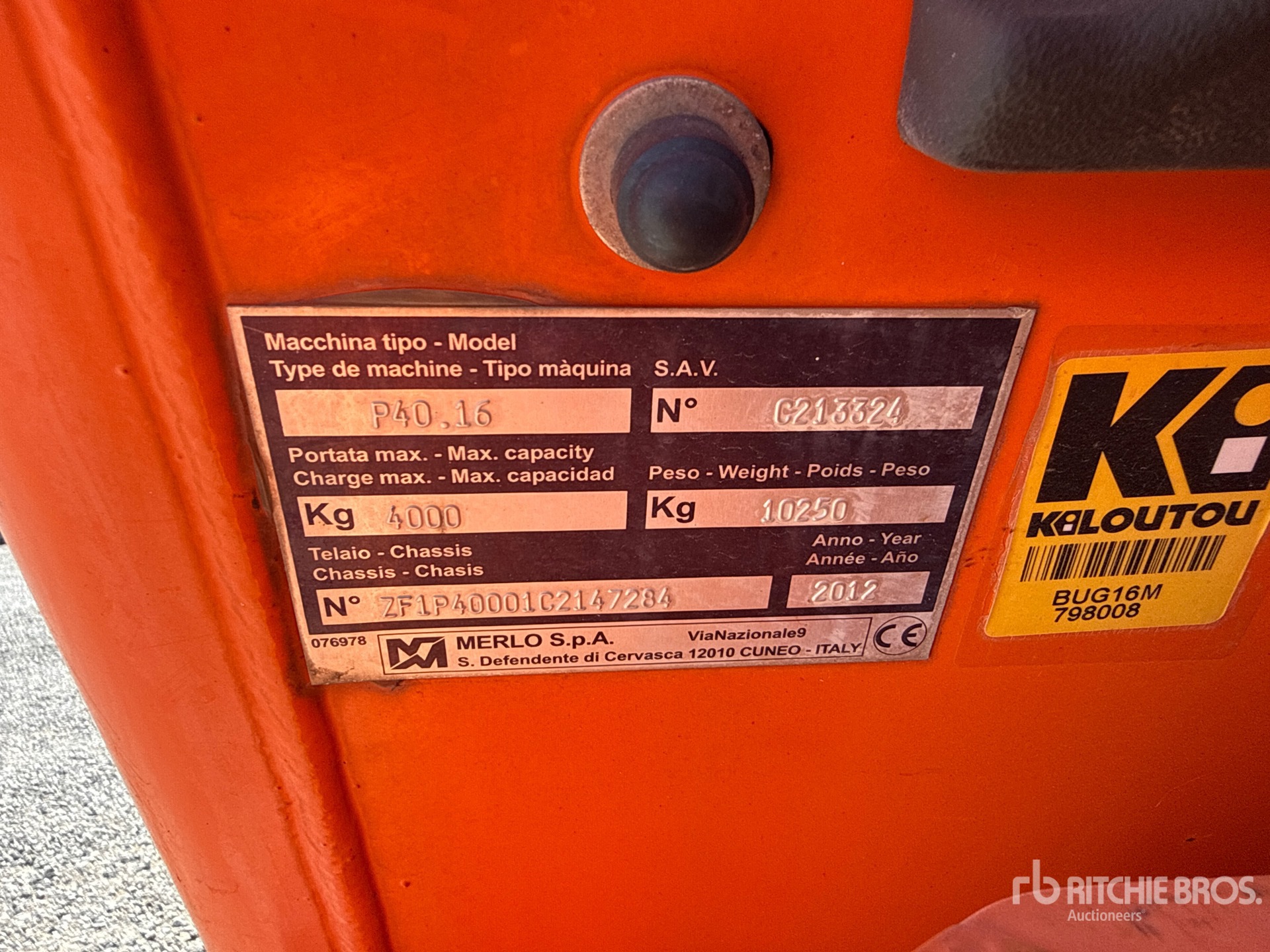 2012 Merlo P40.16